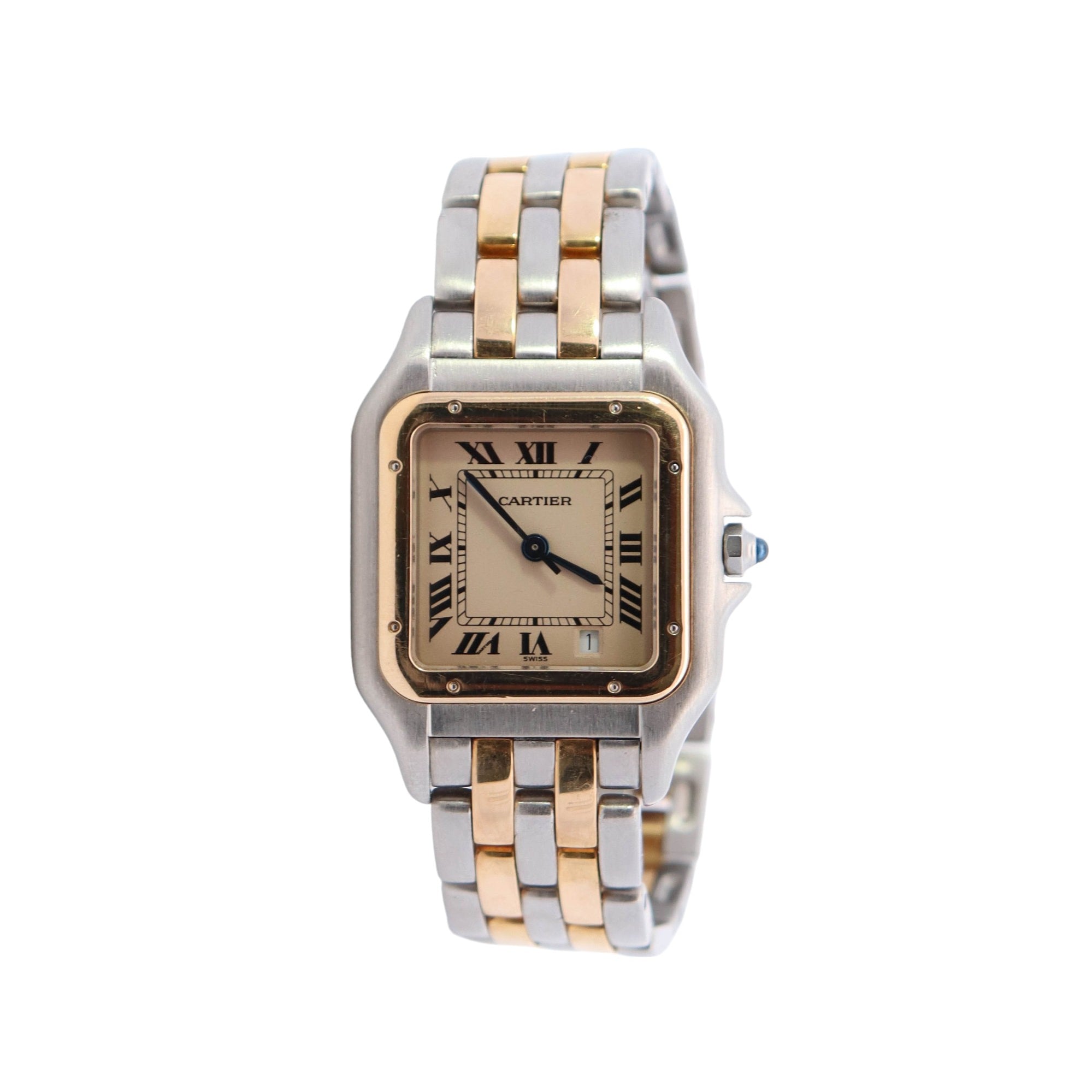 Cartier Panthere 27mm Ivory Dial Watch Ref# 183957 - Happy Jewelers Fine Jewelry Lifetime Warranty