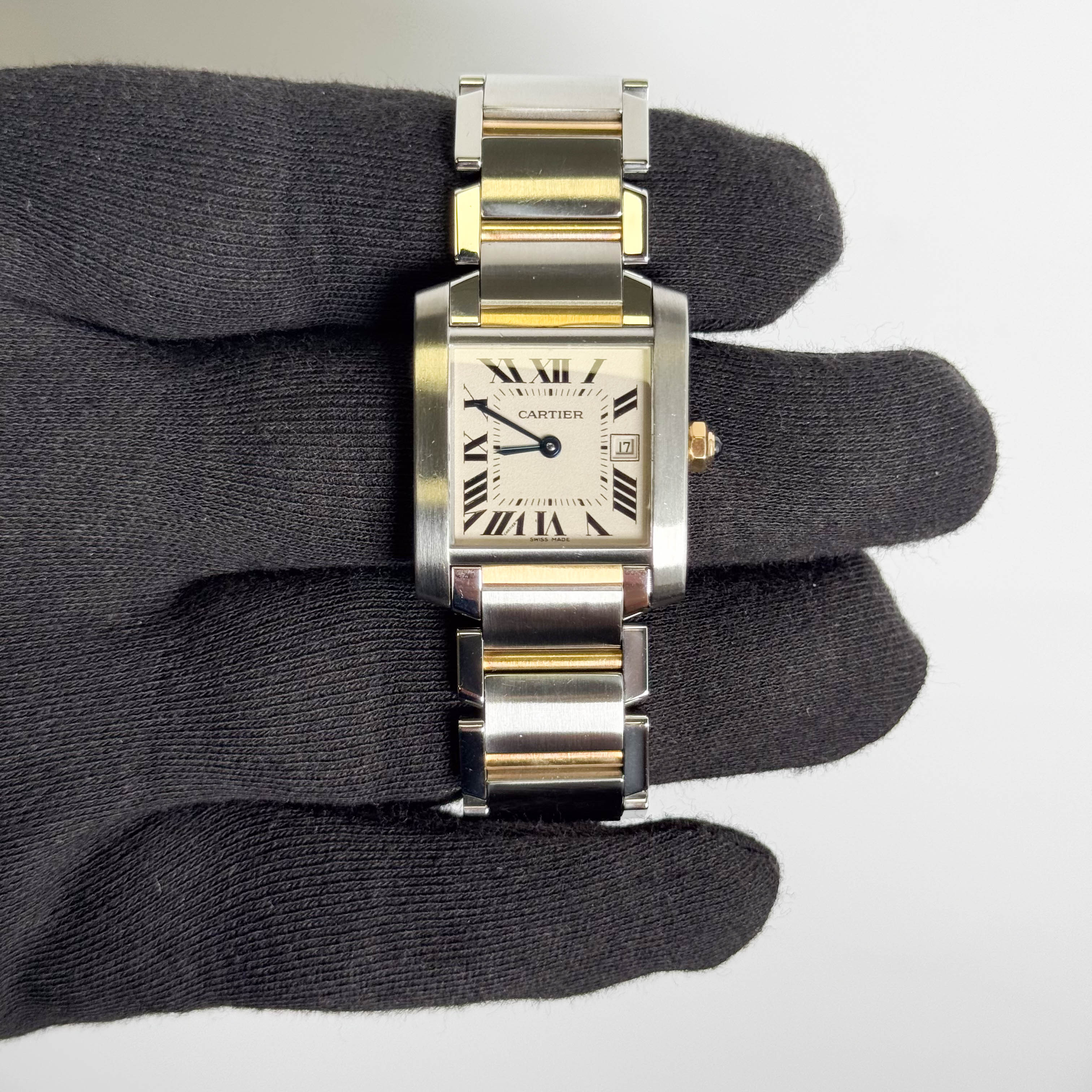 Cartier Tank 25mm White Dial Watch Ref# W51012Q4 - Happy Jewelers Fine Jewelry Lifetime Warranty