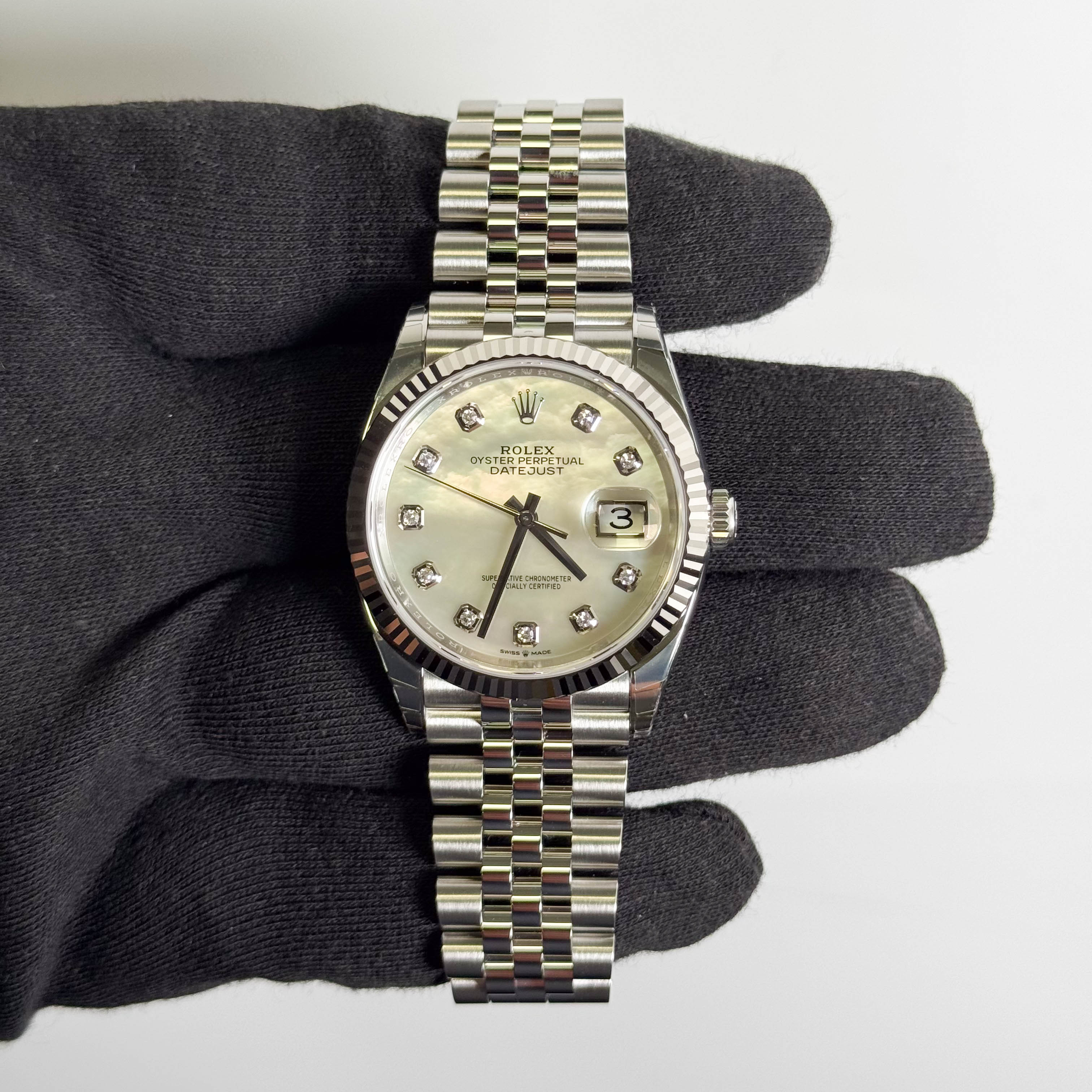 Rolex Datejust 36mm MOP Dial Watch Ref# 126234