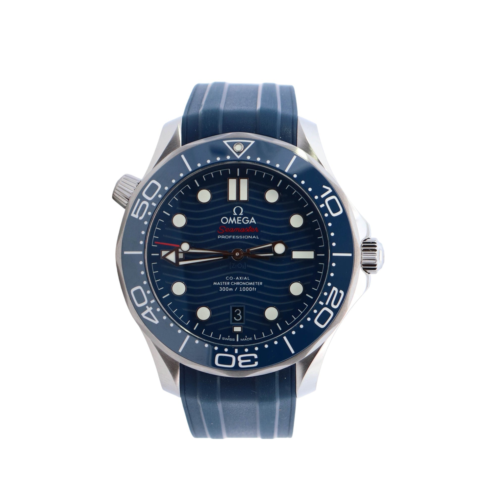 Omega Seamaster 42mm Blue Dial Ref# 210.32.42.20.03.001 - Happy Jewelers Fine Jewelry Lifetime Warranty
