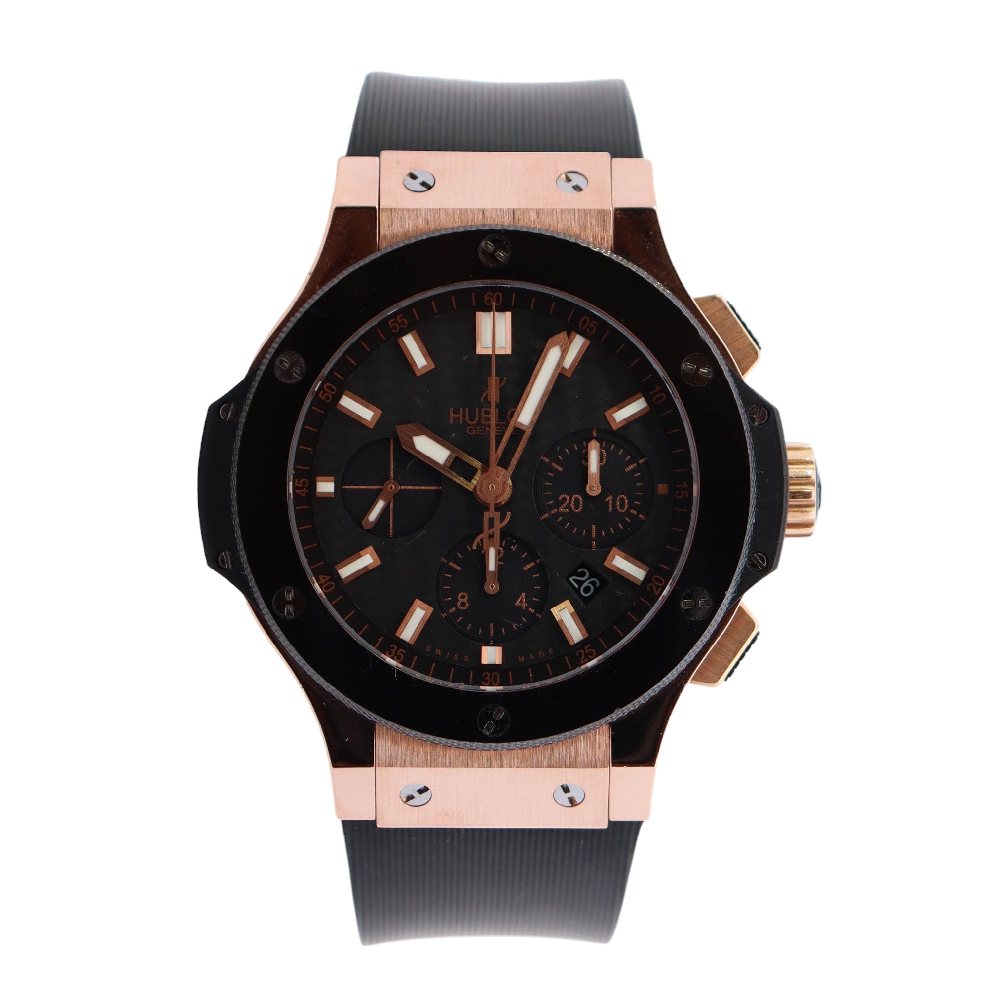 Hublot Big Bang 44.5mm Carbon Dial Watch Ref# 301.PM.1780.RX - Happy Jewelers Fine Jewelry Lifetime Warranty