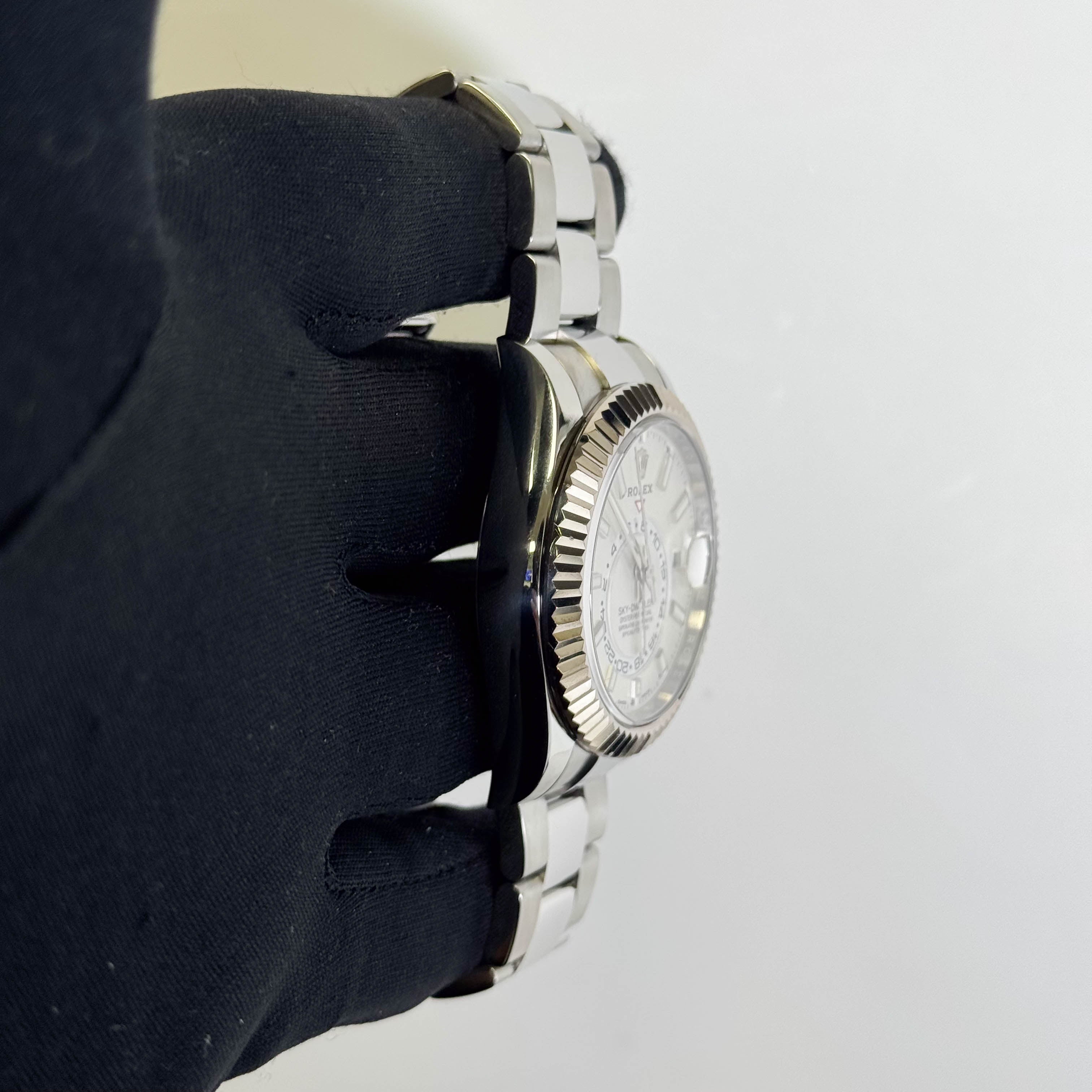 Rolex Sky-Dweller 42mm White Dial Watch Ref# 326934 - Happy Jewelers Fine Jewelry Lifetime Warranty