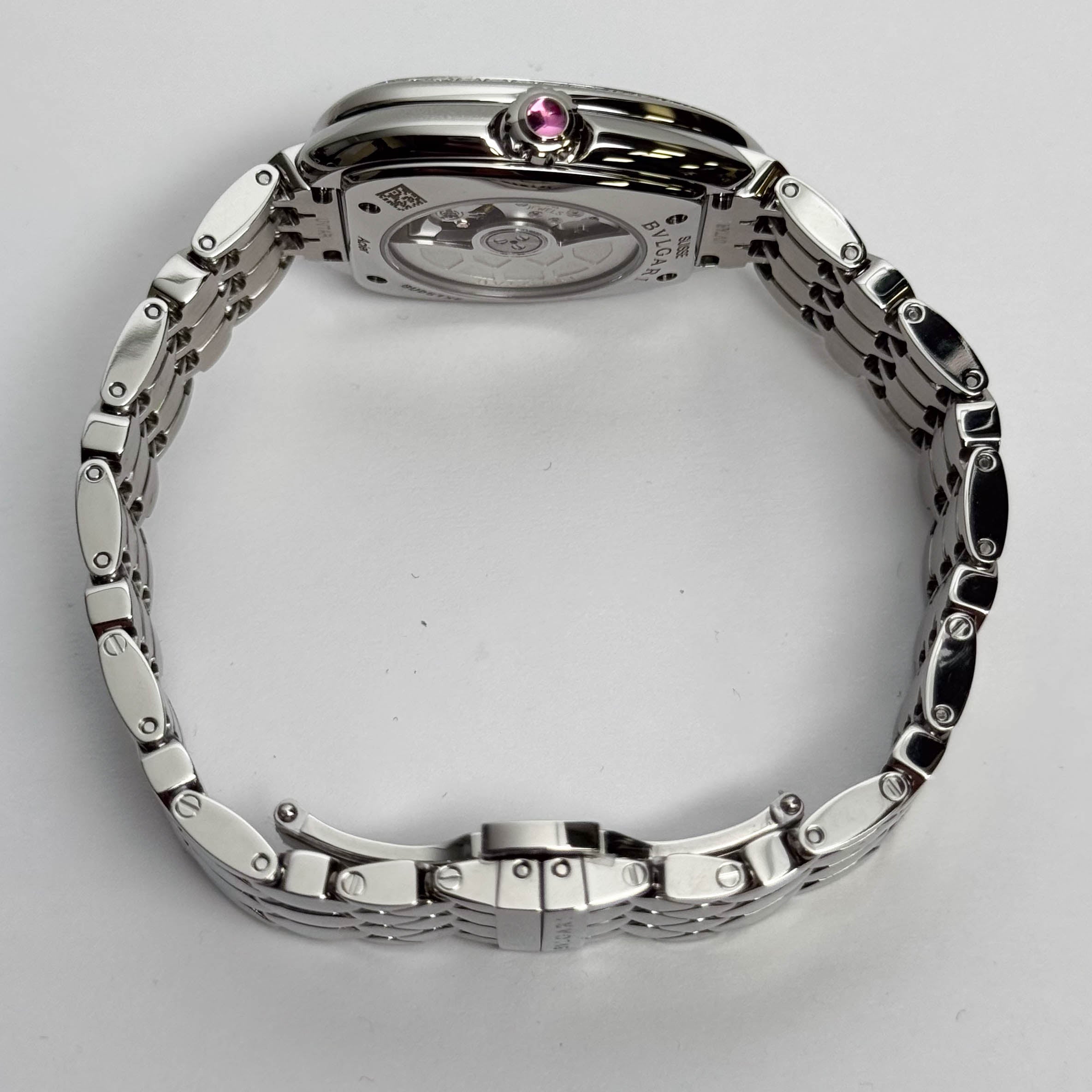 Bvlgari Serpenti Seduttori 34mm White Opaline Dial Watch Ref# 104060