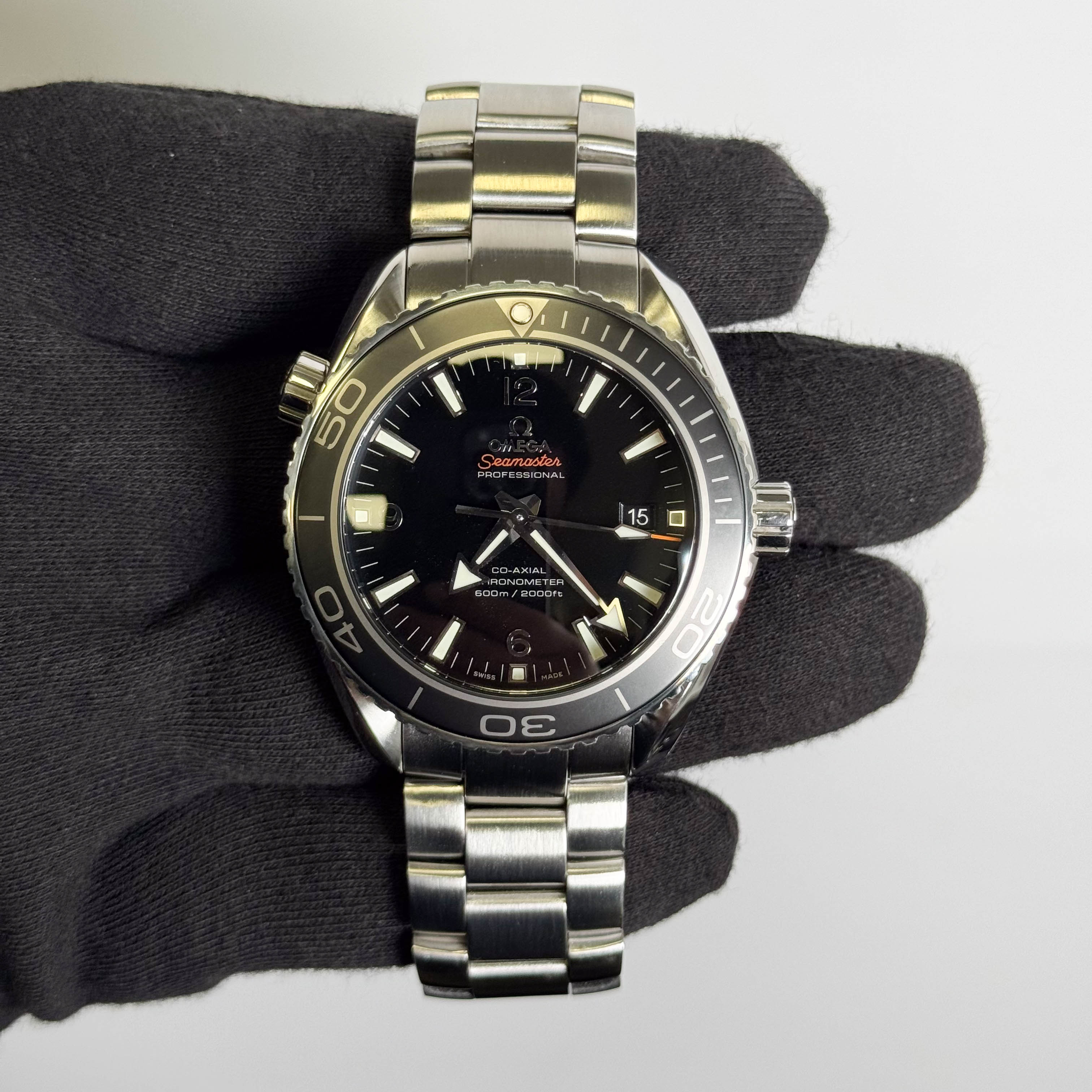 Omega Seamaster 37.50mm Black Dial Watch Ref# 232.30.38.20.01.001