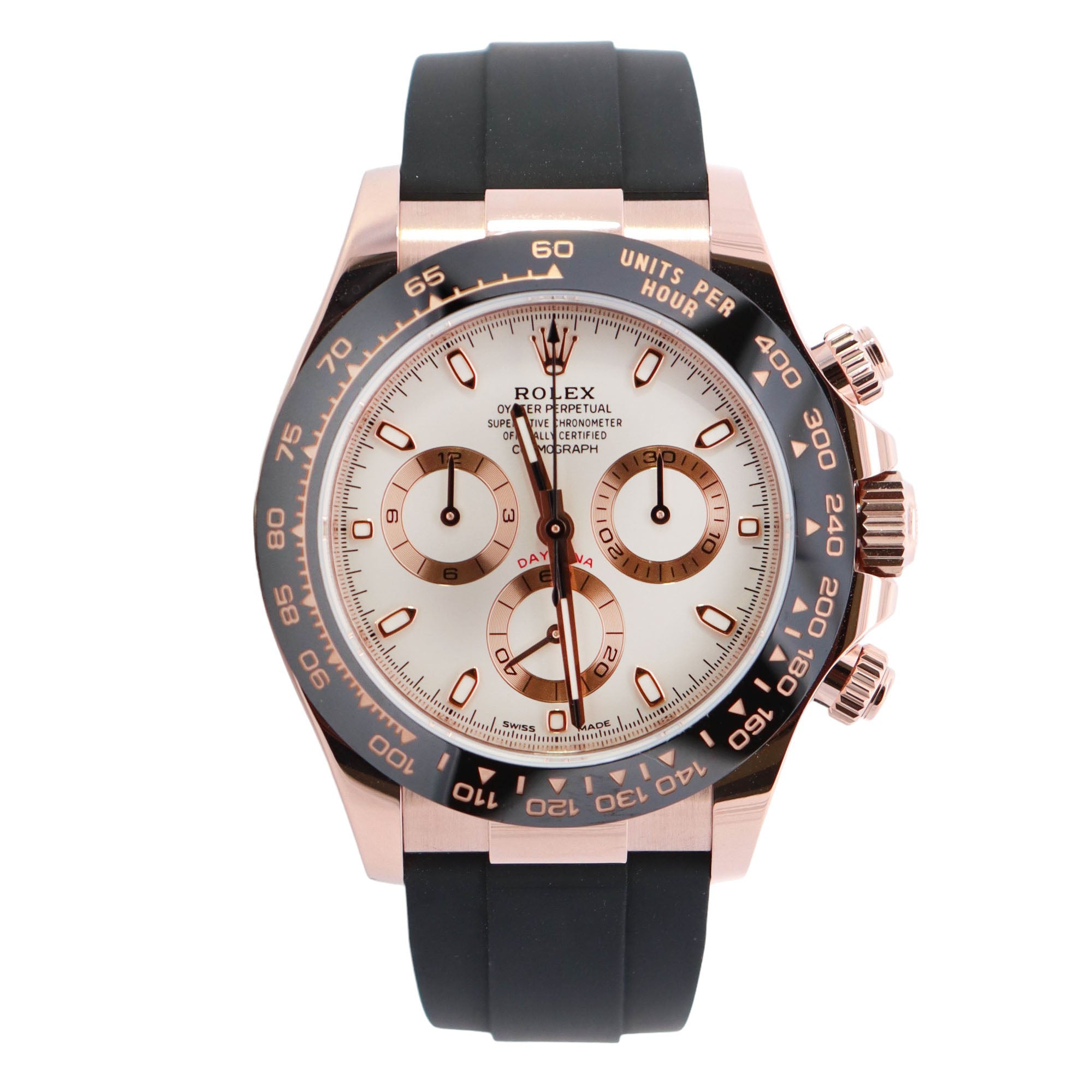 Rolex Daytona 40mm White Dial Watch Ref# 116515LN - Happy Jewelers Fine Jewelry Lifetime Warranty