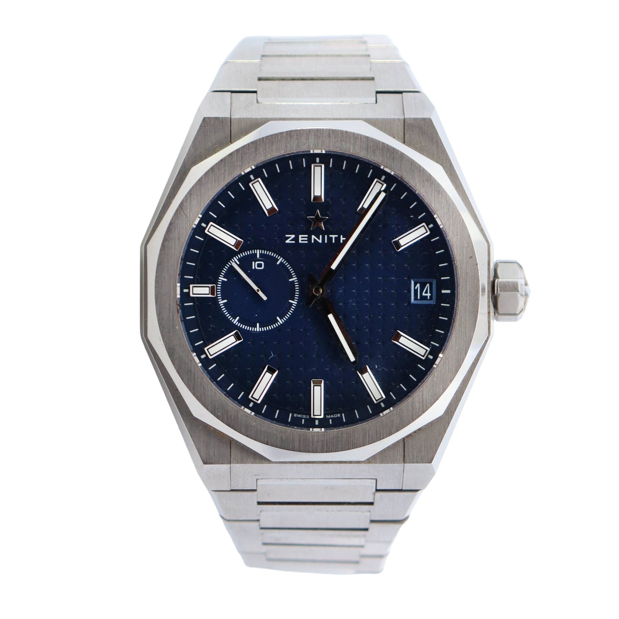 Zenith Defy 41mm Blue Dial Watch Ref# 03.9300.3620/51.I001 - Happy Jewelers Fine Jewelry Lifetime Warranty