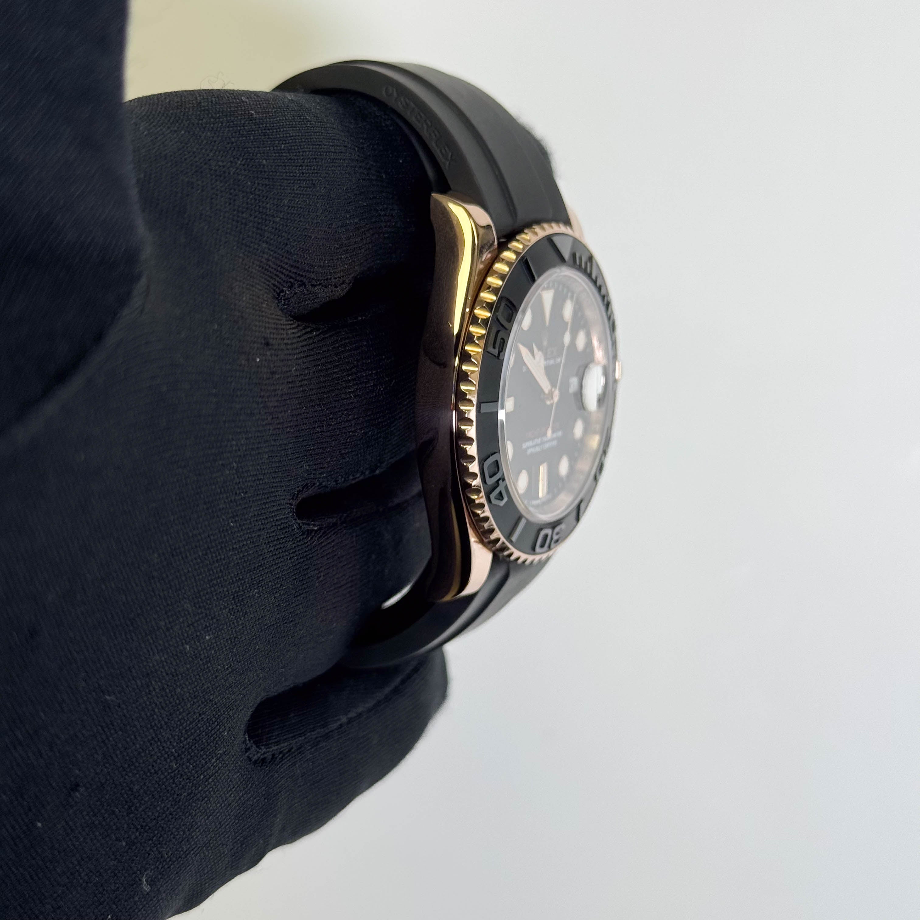 Rolex Yacht-Master 40mm Black Dial Watch Ref# 116655 - Happy Jewelers Fine Jewelry Lifetime Warranty