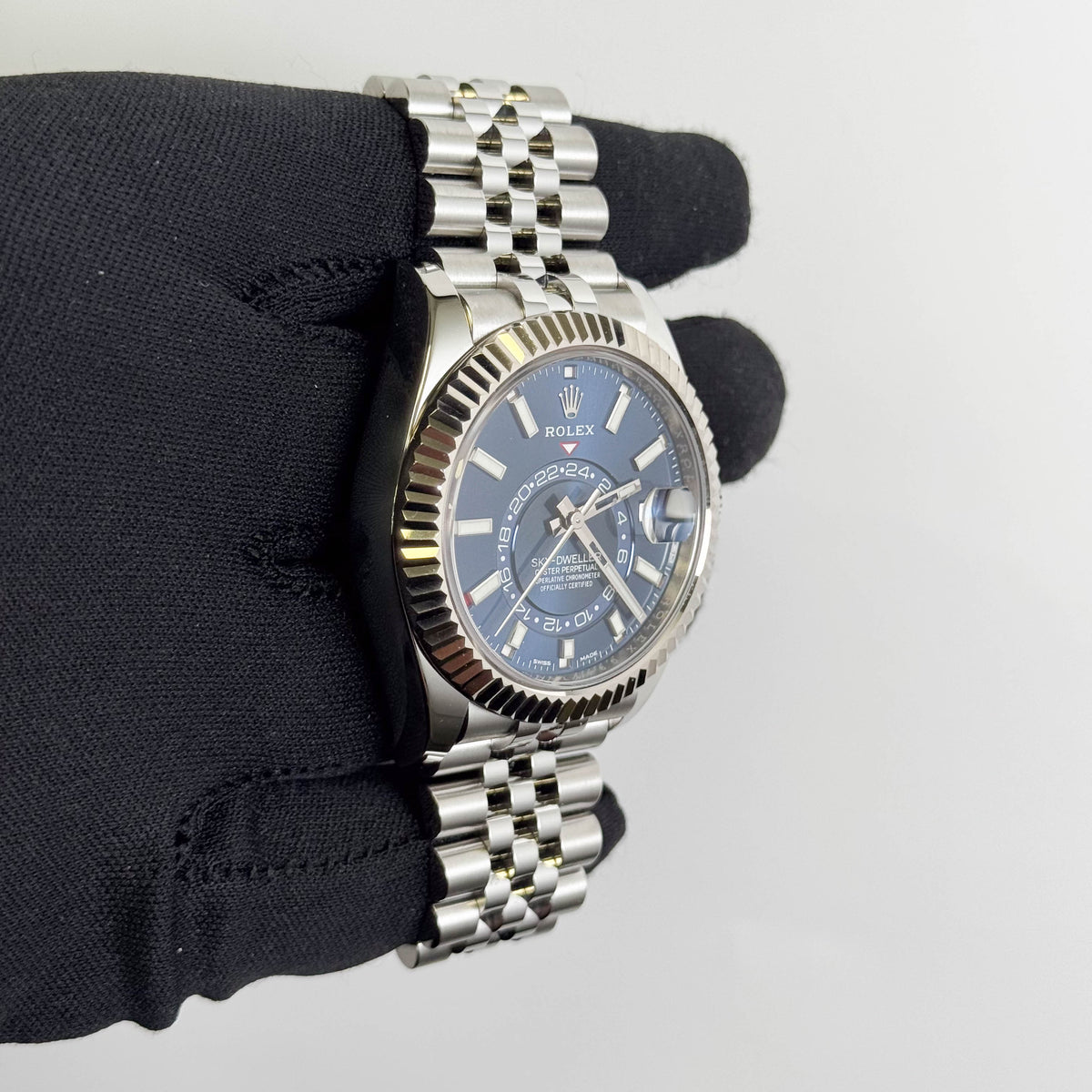 Rolex Sky-Dweller 42mm Blue Dial Watch Ref# 326934