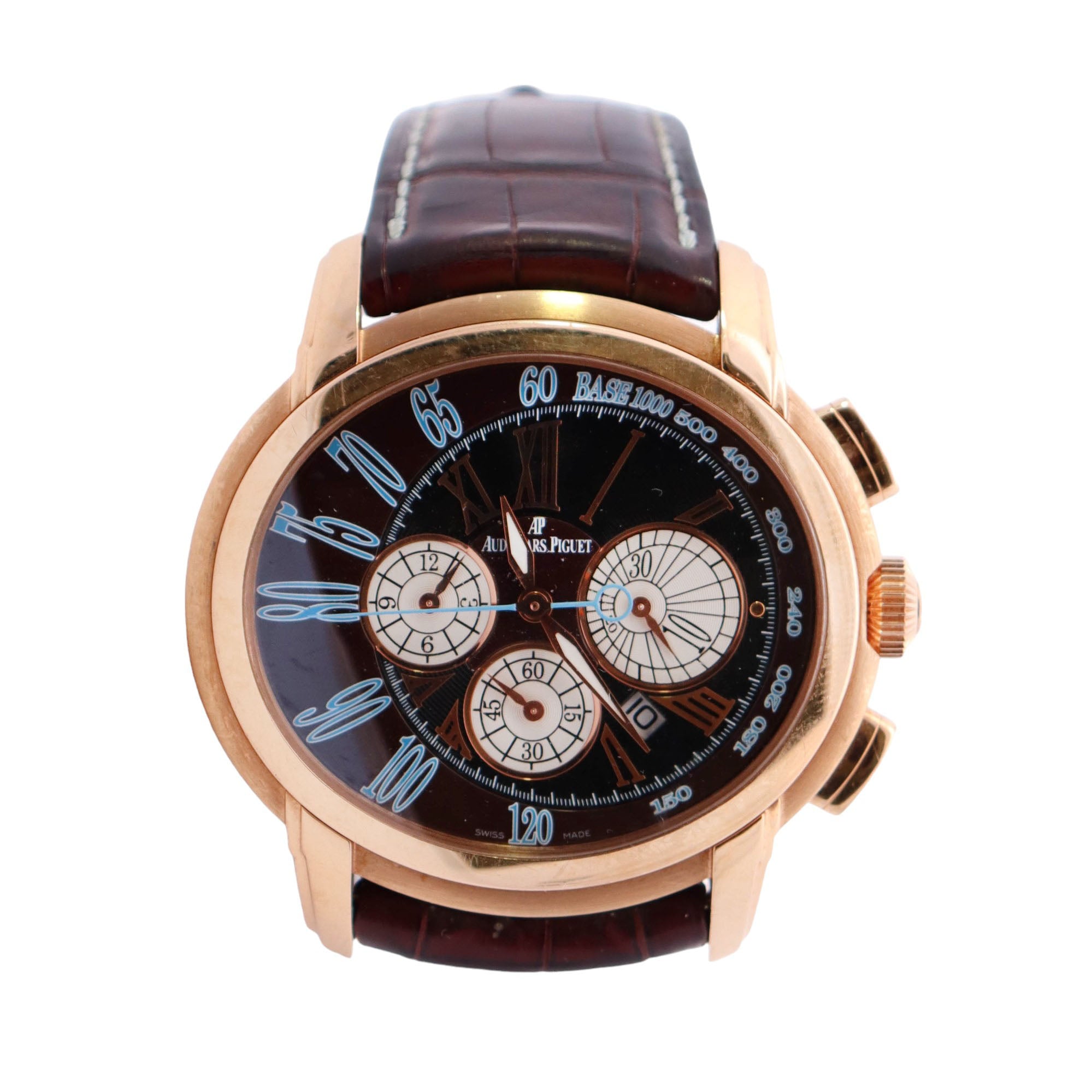 Audemars Piguet Millenary 47mm Brown Dial Ref# 26145OR.OO.D095CR.01 - Happy Jewelers Fine Jewelry Lifetime Warranty