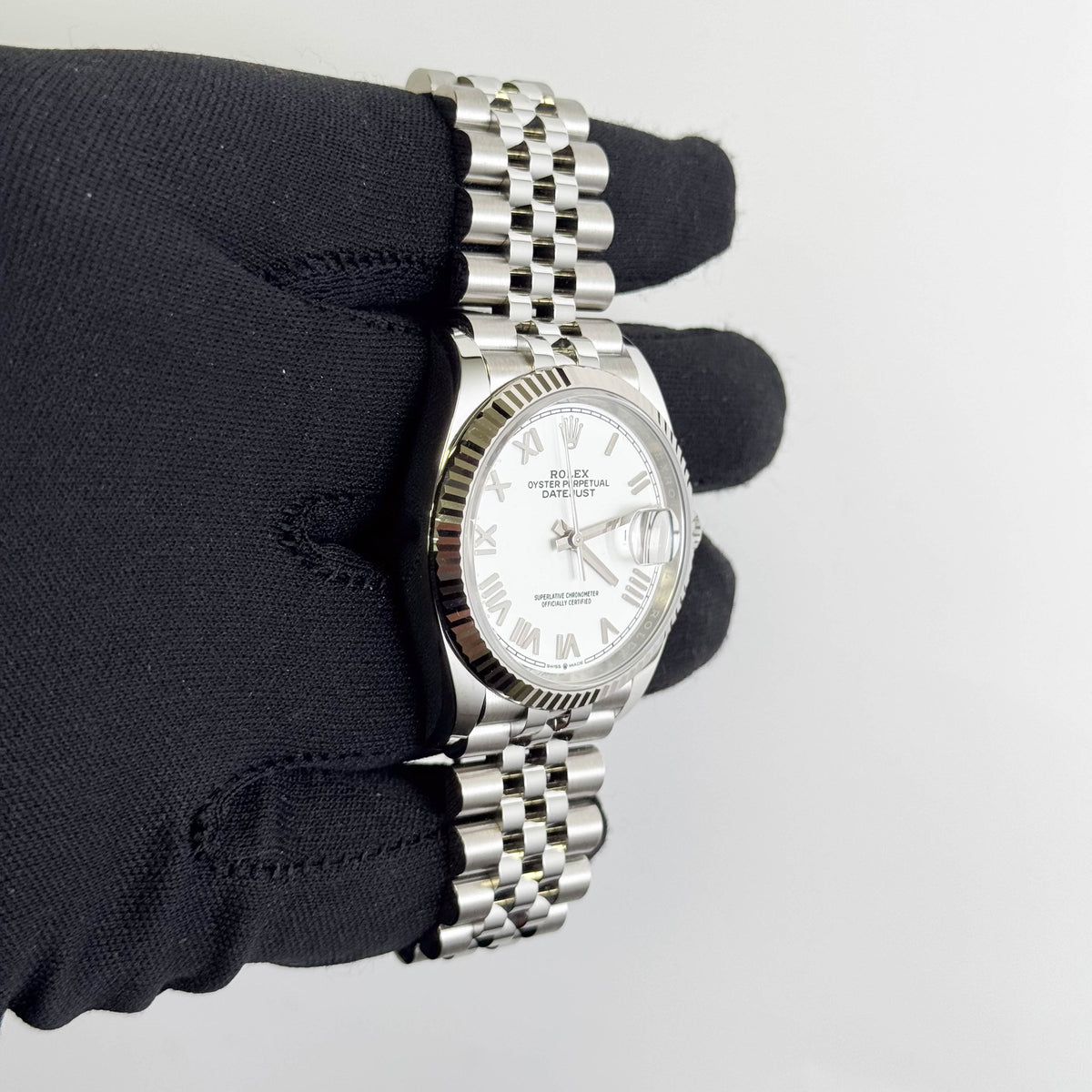 Rolex Datejust 36mm White Dial Watch Ref# 126234