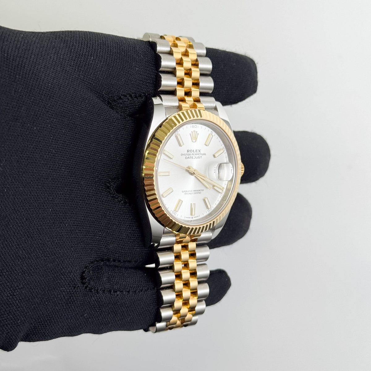 Rolex Datejust 41mm Silver Dial Watch Ref# 126333