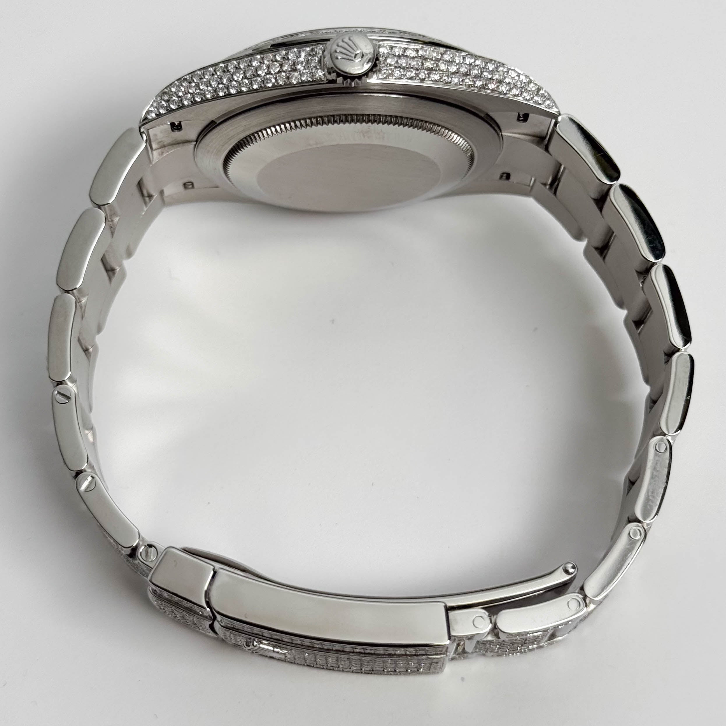 Rolex Datejust 41mm Pave Dial Watch Ref# 126300