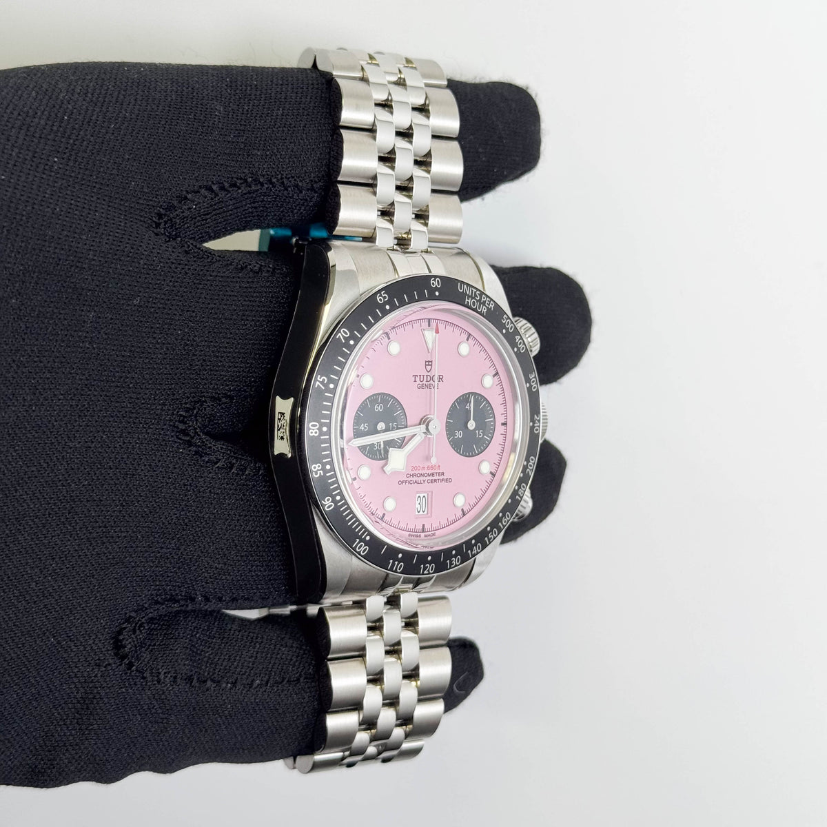 Tudor Black Bay Chrono 41mm Pink Dial Watch Ref# 79360N