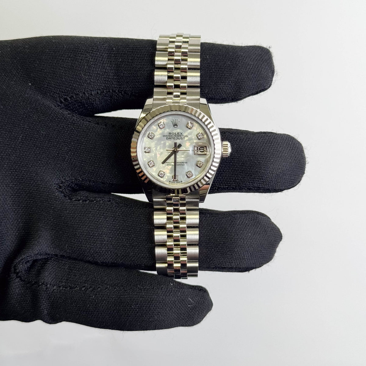 Rolex Lady Datejust 28mm Mother of Pearl Dial Watch Ref# 279174