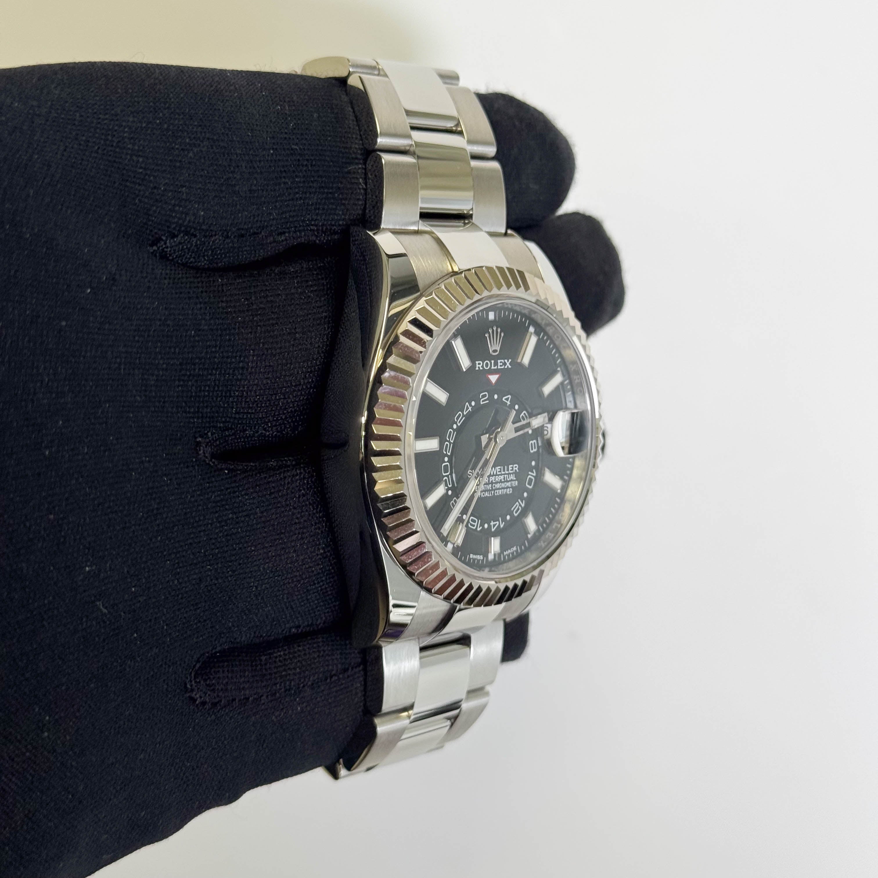 Rolex Sky-Dweller 42mm Black Dial Watch Ref# 326934 - Happy Jewelers Fine Jewelry Lifetime Warranty