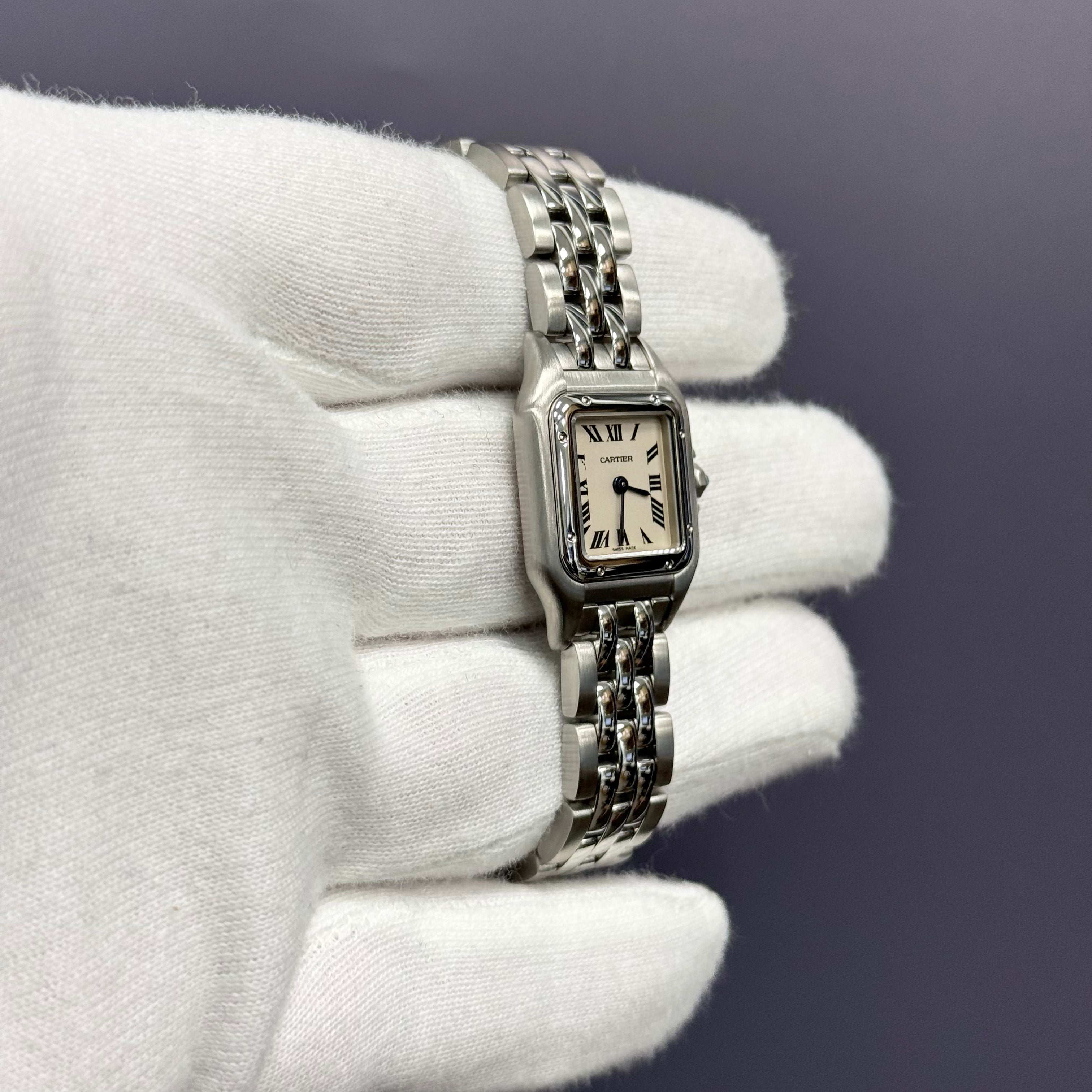 Cartier Panthere 21.5mm Ivory Dial Watch Ref# W25033P5 - Happy Jewelers Fine Jewelry Lifetime Warranty