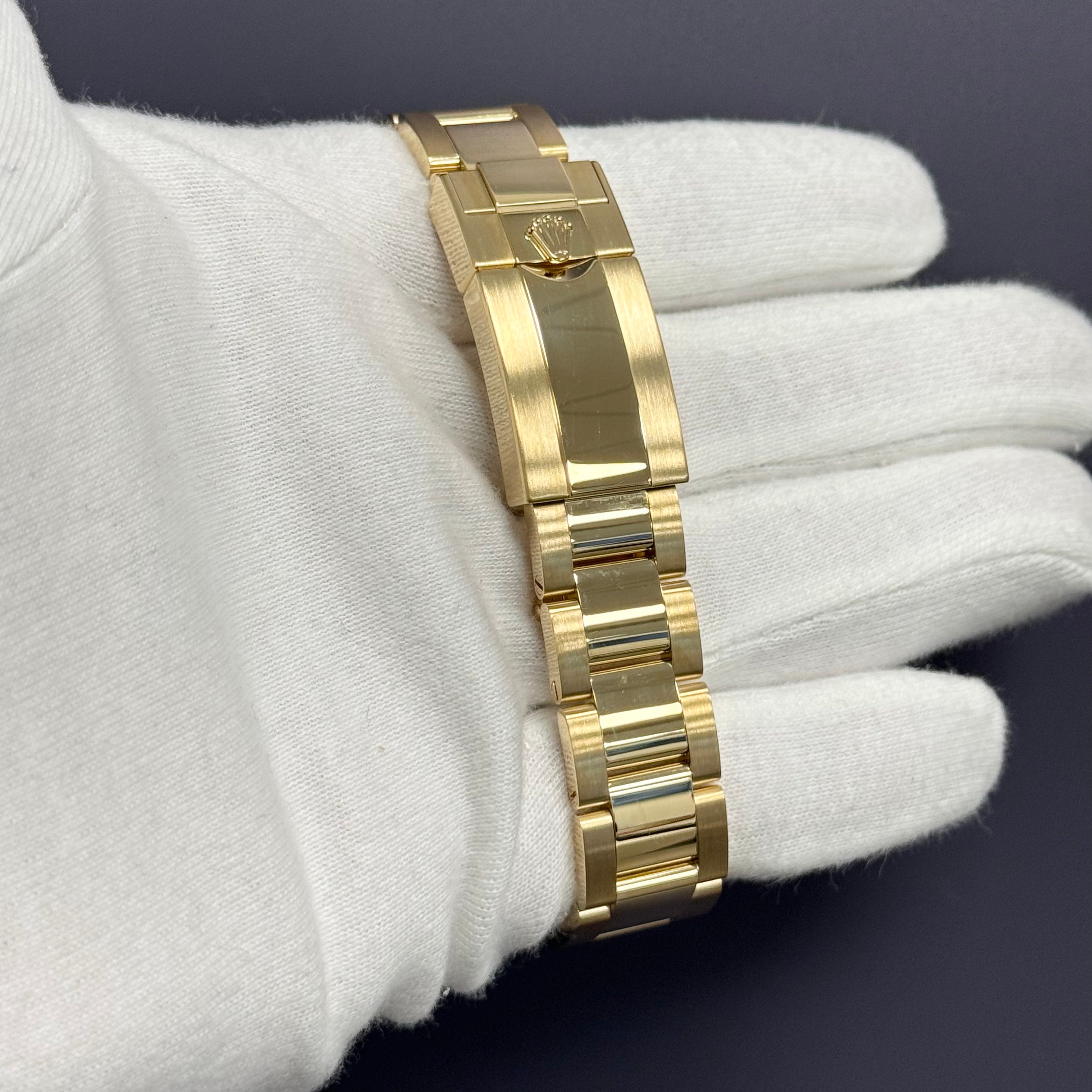 Rolex Daytona 40mm Yellow Gold Black Dial Watch Ref# 126508 - Happy Jewelers Fine Jewelry Lifetime Warranty