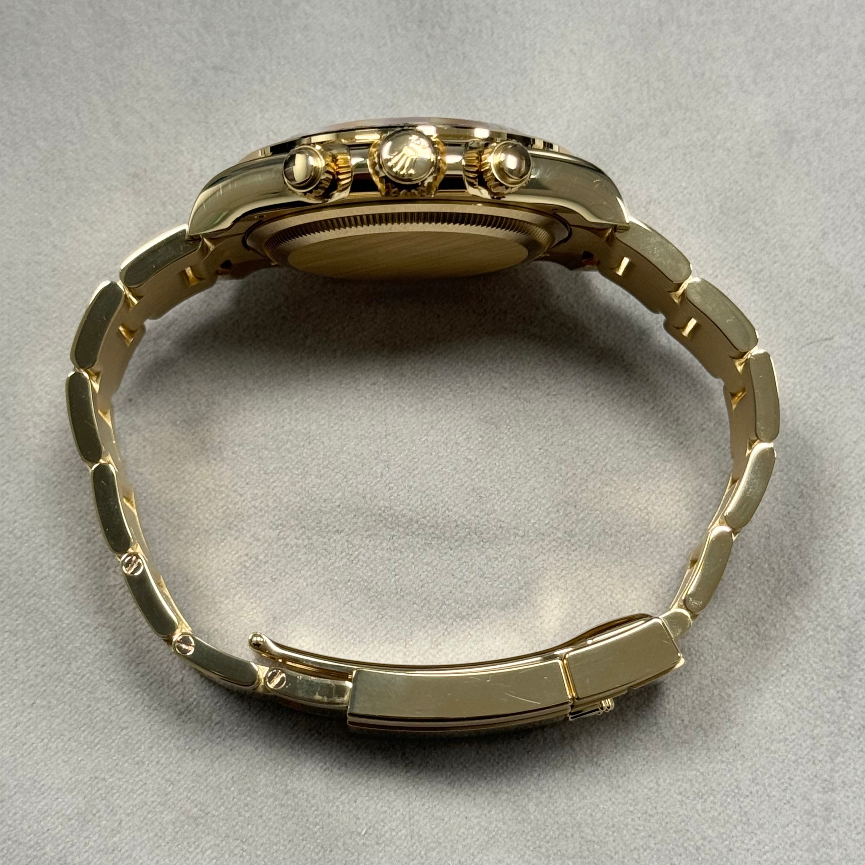 Rolex Daytona 40mm Yellow Gold Black Dial Watch Ref# 126508 - Happy Jewelers Fine Jewelry Lifetime Warranty