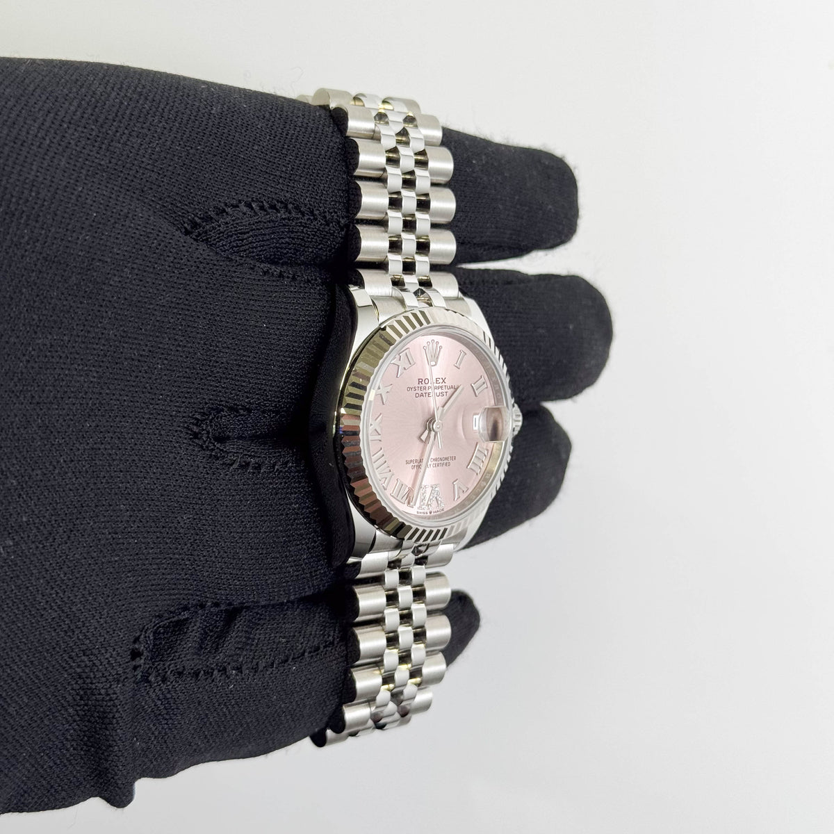 Rolex Datejust 31mm Pink Dial Watch Ref# 278274