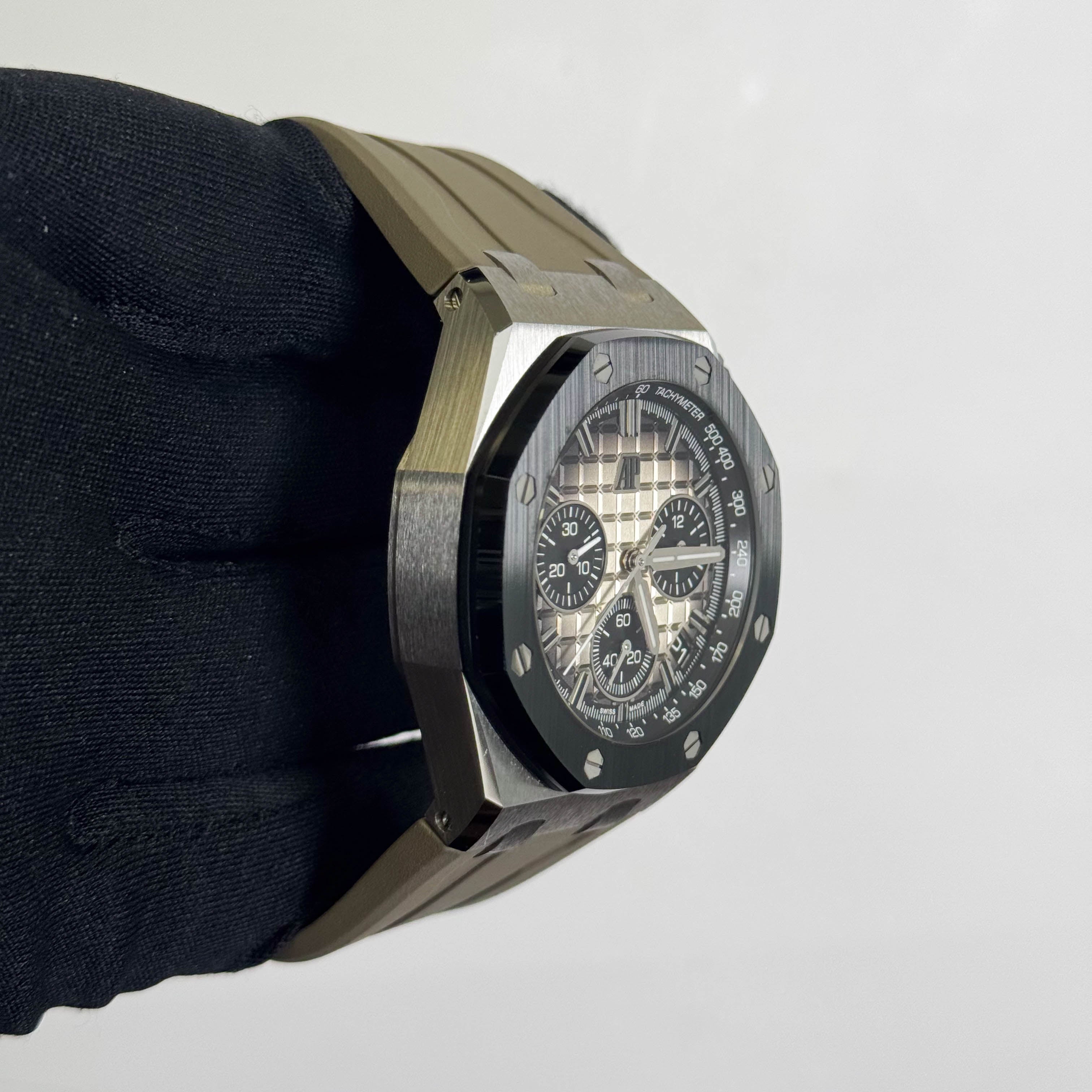 Audemars Piguet Royal Oak 43mm Smoke Light Brown Dial Watch Ref# 26420SO.OO.A600CA.01