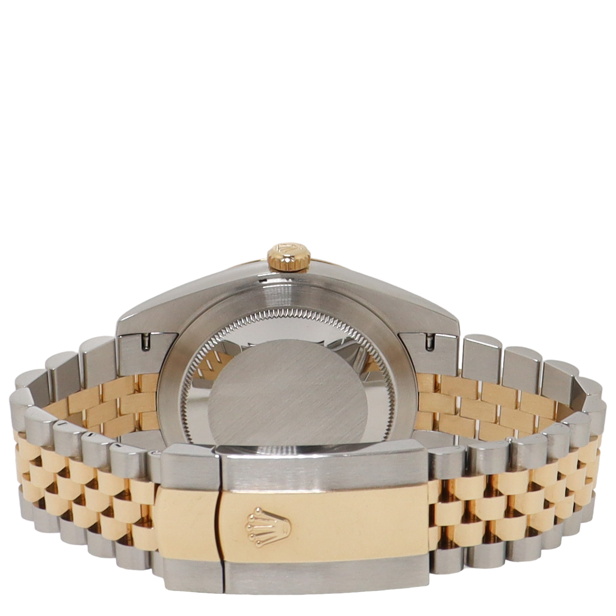 Rolex Datejust Stainless Steel & Yellow Gold 41mm Champagne Diamond Dial Watch Reference# 126303 - Happy Jewelers Fine Jewelry Lifetime Warranty