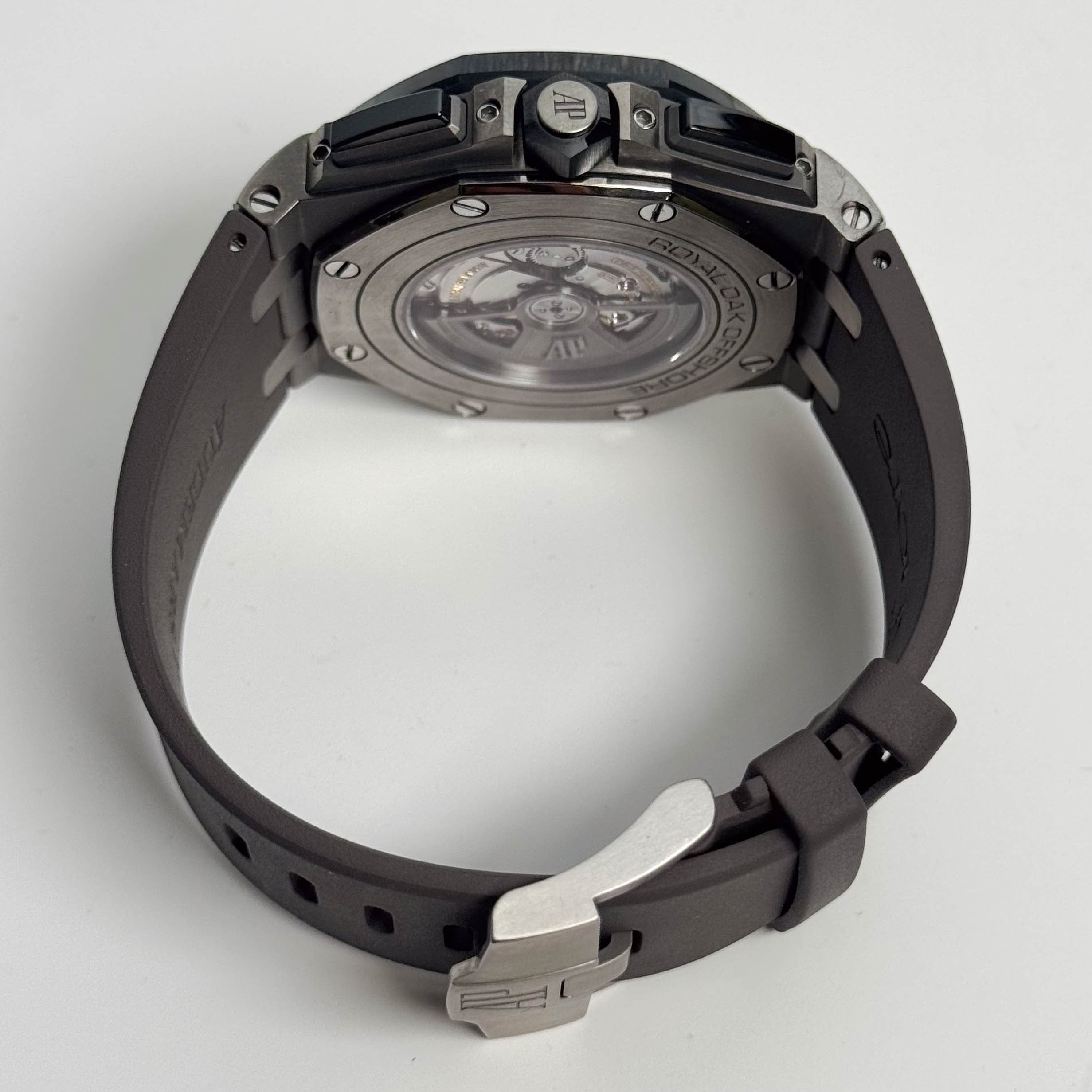 Audemars Piguet Royal Oak 44mm Grey Dial Watch Ref# 26400IO.OOA004CA.01.A - Happy Jewelers Fine Jewelry Lifetime Warranty