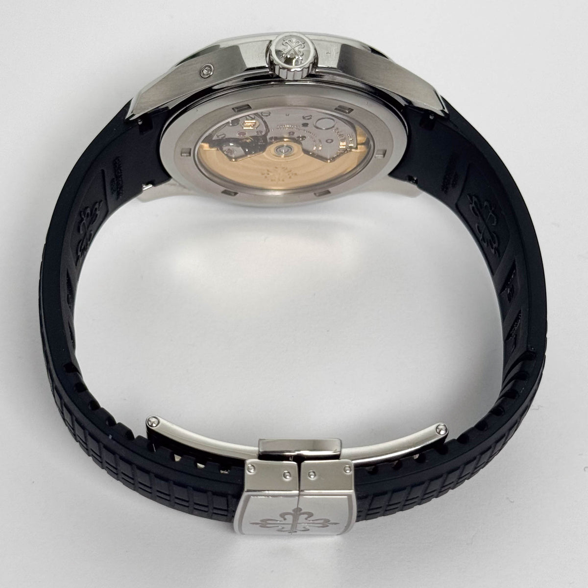 Patek Philippe Aquanaut 40mm Black Dial Watch Ref# 5164A-001