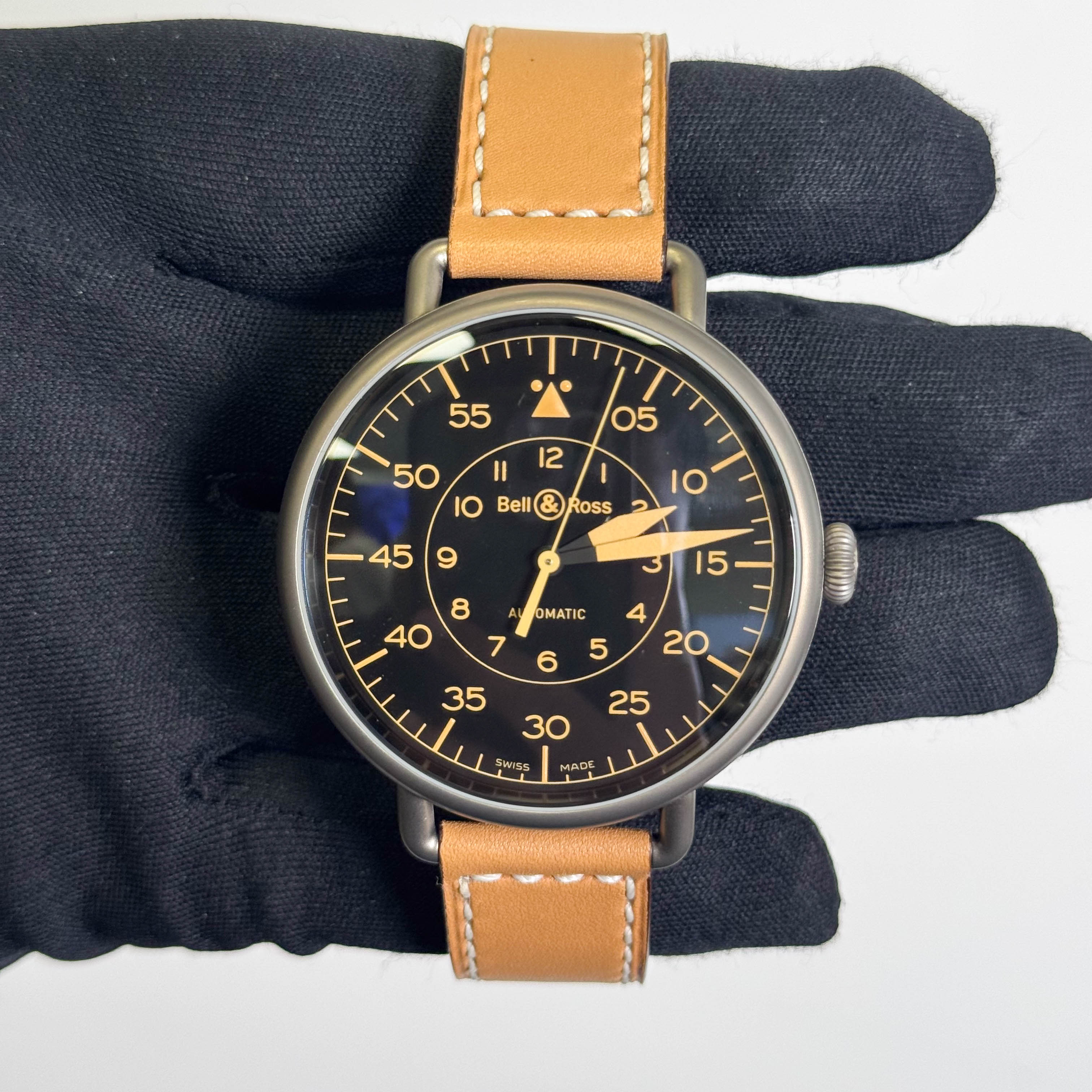 Bell & Ross Vintage WW1 45mm Black Dial Watch Ref# BRWW192-HER/SCA