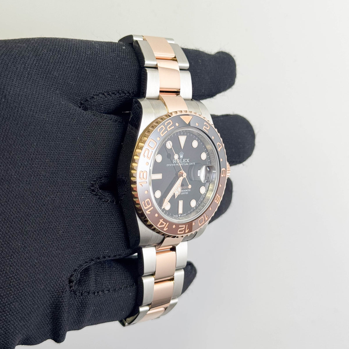 Rolex GMT Master II "Rootbeer" 40mm Black Dial Watch Ref# 126711CHNR
