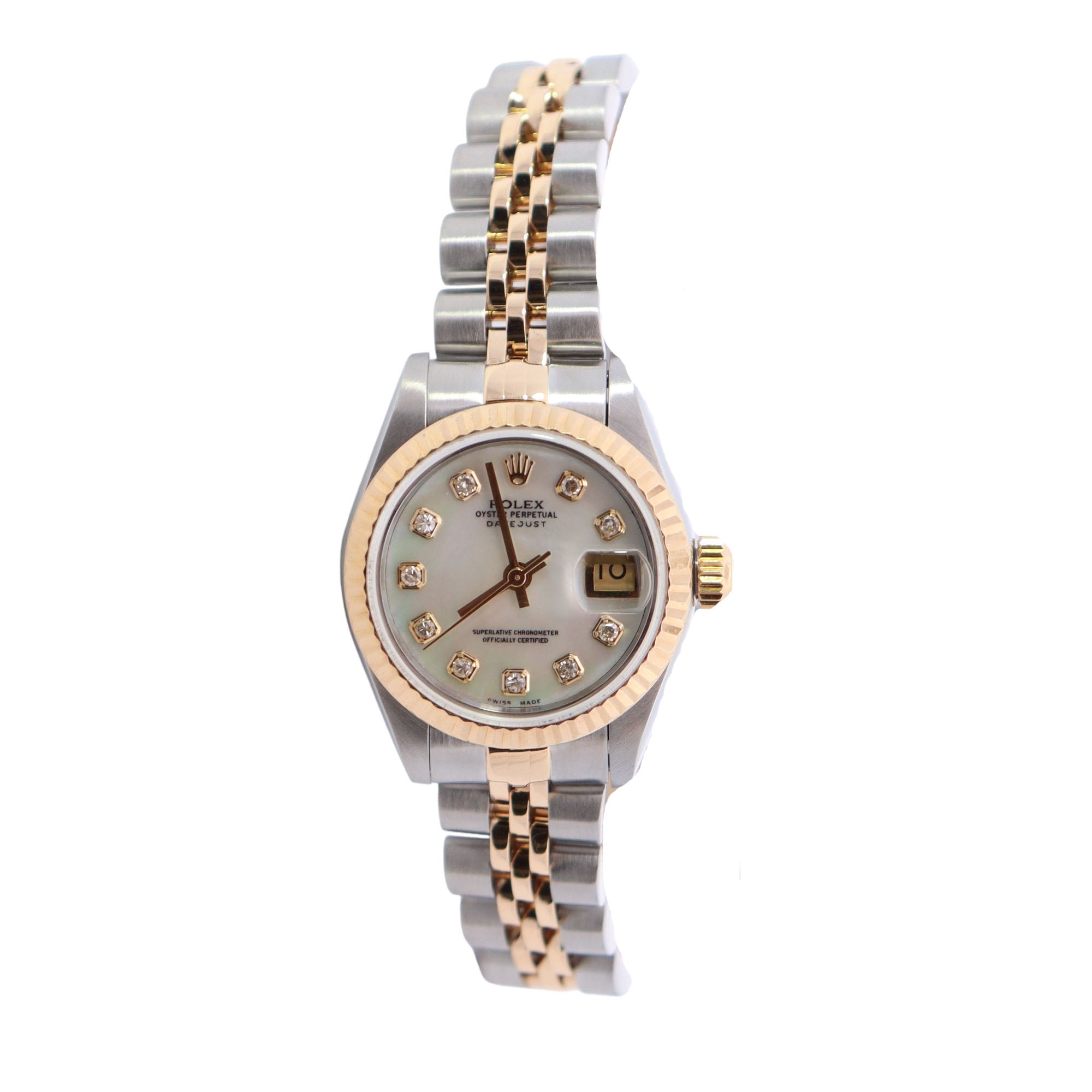 Rolex Datejust 26mm MOP Watch Dial Ref# 69173 – Happy Jewelers