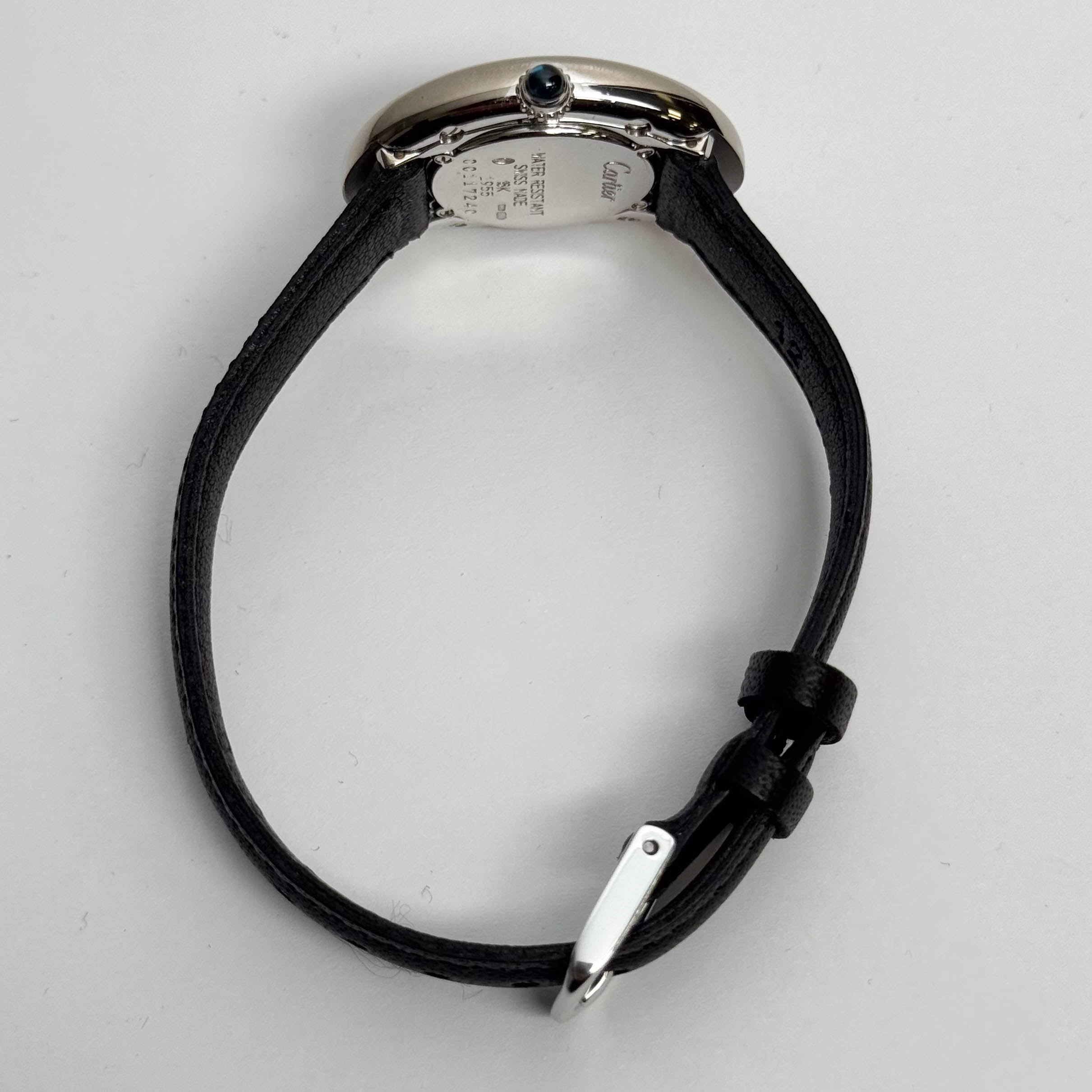 Cartier Baignoire 20mm Ivory Dial Watch Ref# W15133L2