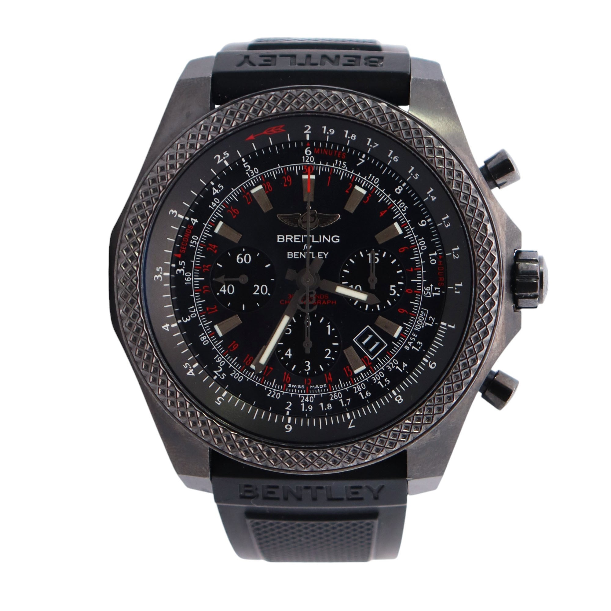 Breitling For Bentley 50mm Blue Dial Watch Ref# MB0611 - Happy Jewelers Fine Jewelry Lifetime Warranty