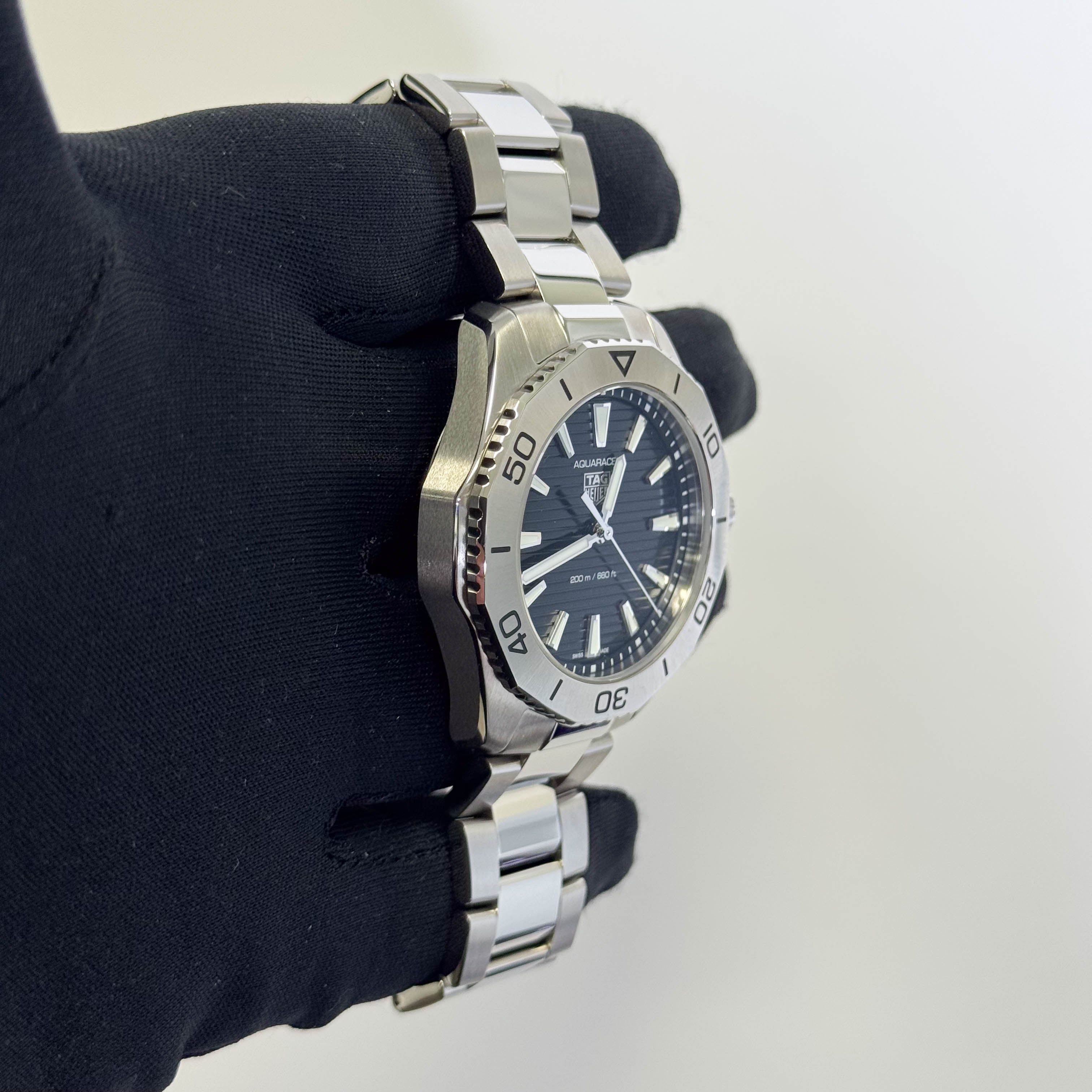 Tag Heuer Aquaracer 40mm Black Dial Watch Ref# WBP1110.BA0627 - Happy Jewelers Fine Jewelry Lifetime Warranty
