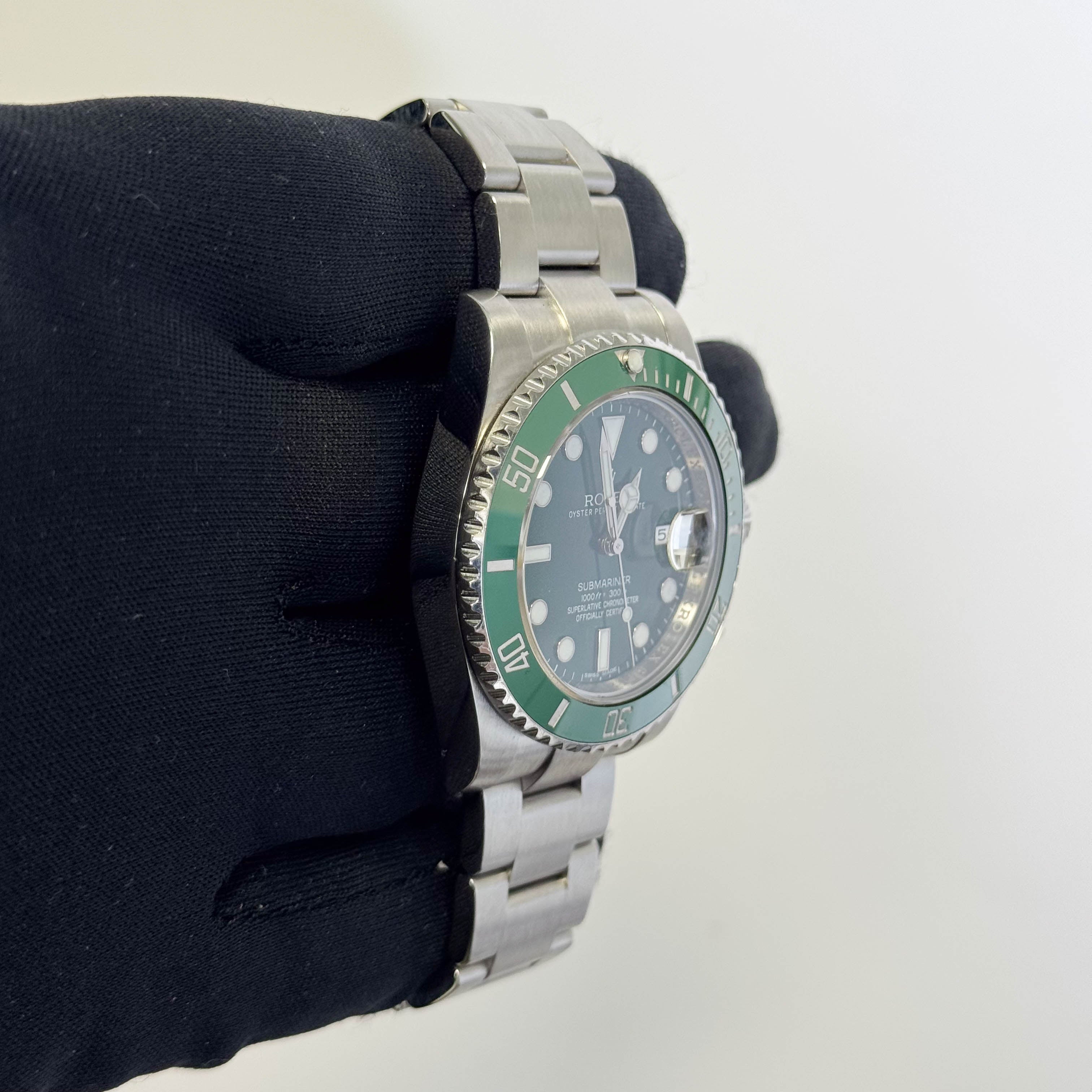 Rolex Submariner 40mm Green Dial Watch Ref# 116610LV - Happy Jewelers Fine Jewelry Lifetime Warranty