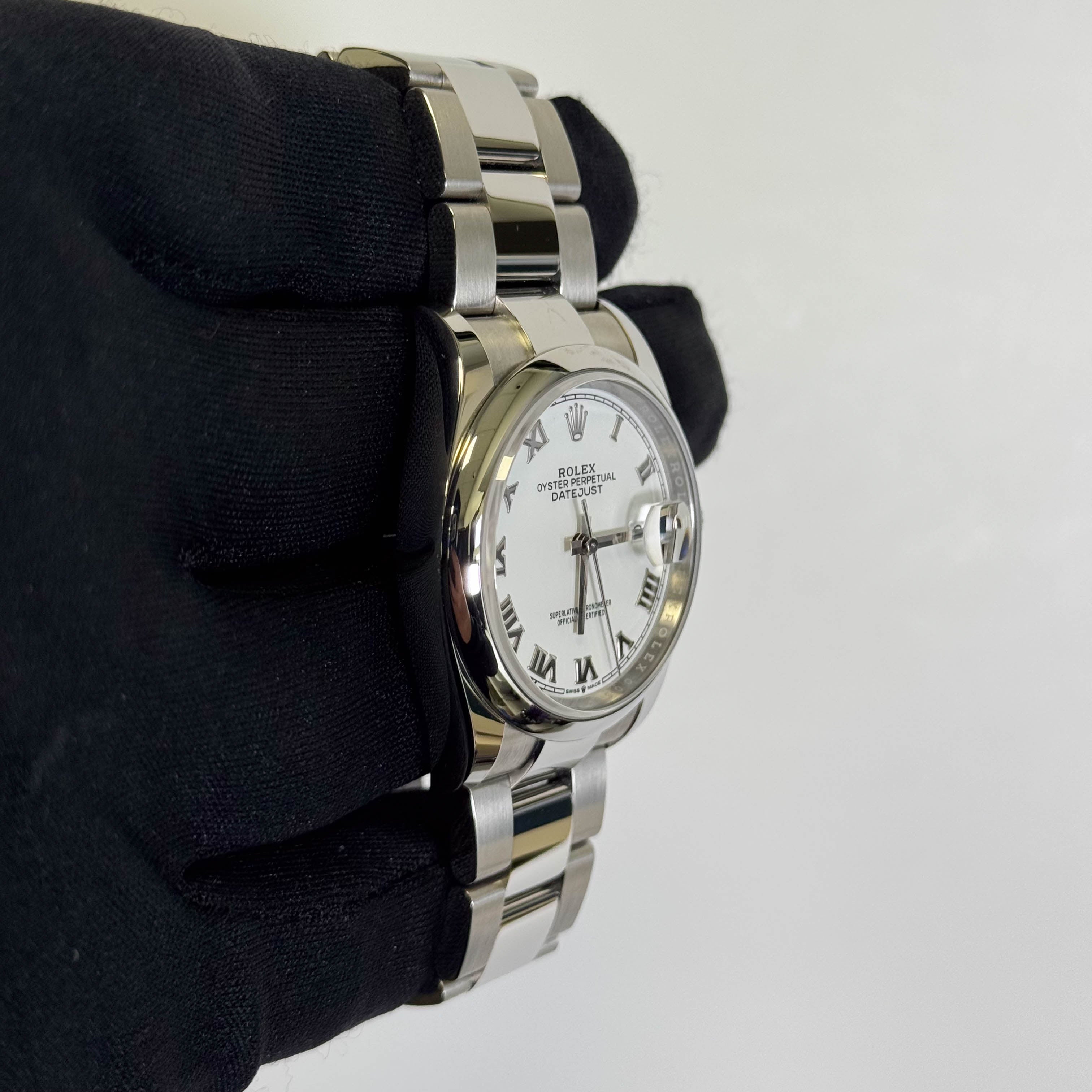 Rolex Datejust 36mm White Dial Watch Ref# 126200