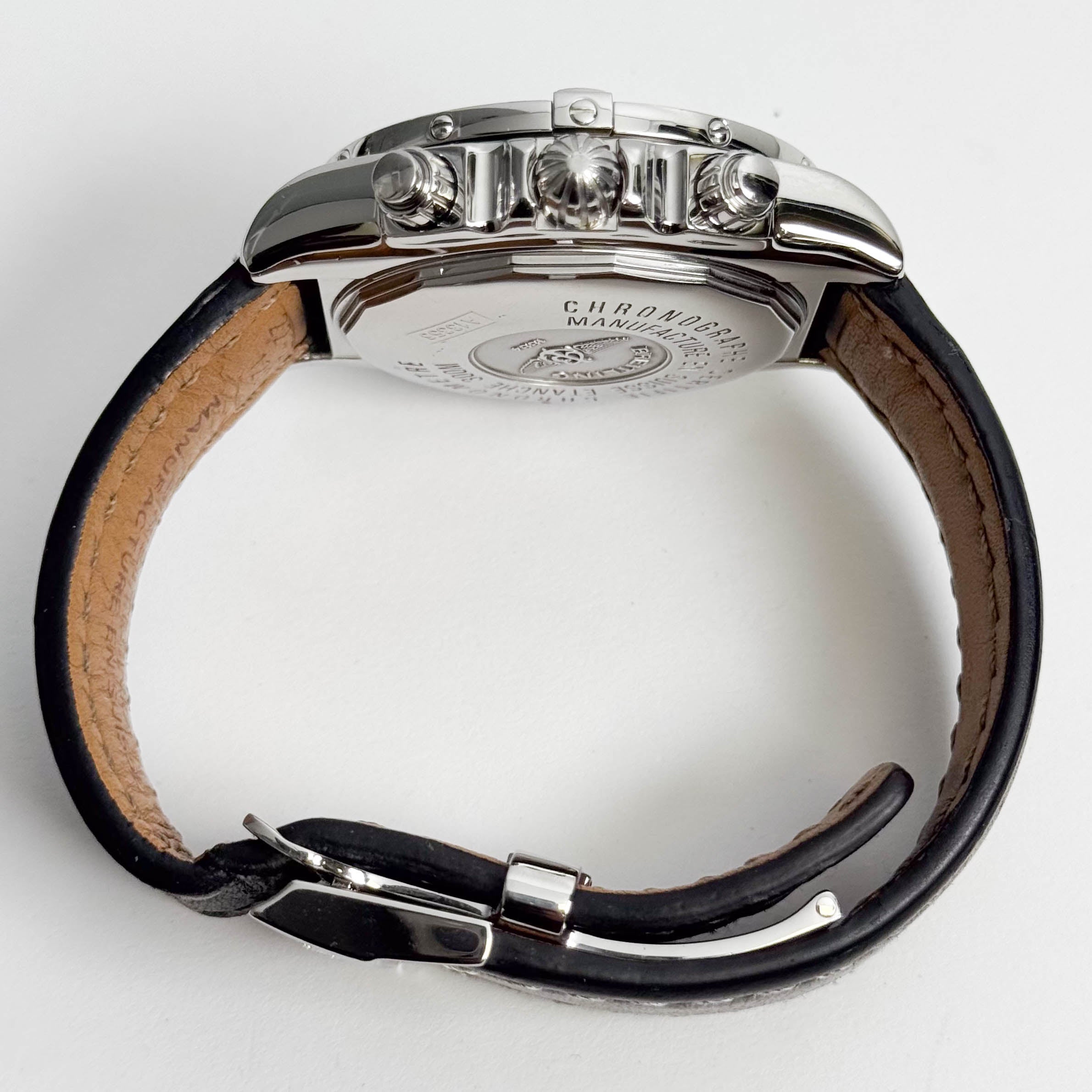 Breitling Chronomat 43mm Grey Dial Watch Ref# A13356 - Happy Jewelers Fine Jewelry Lifetime Warranty