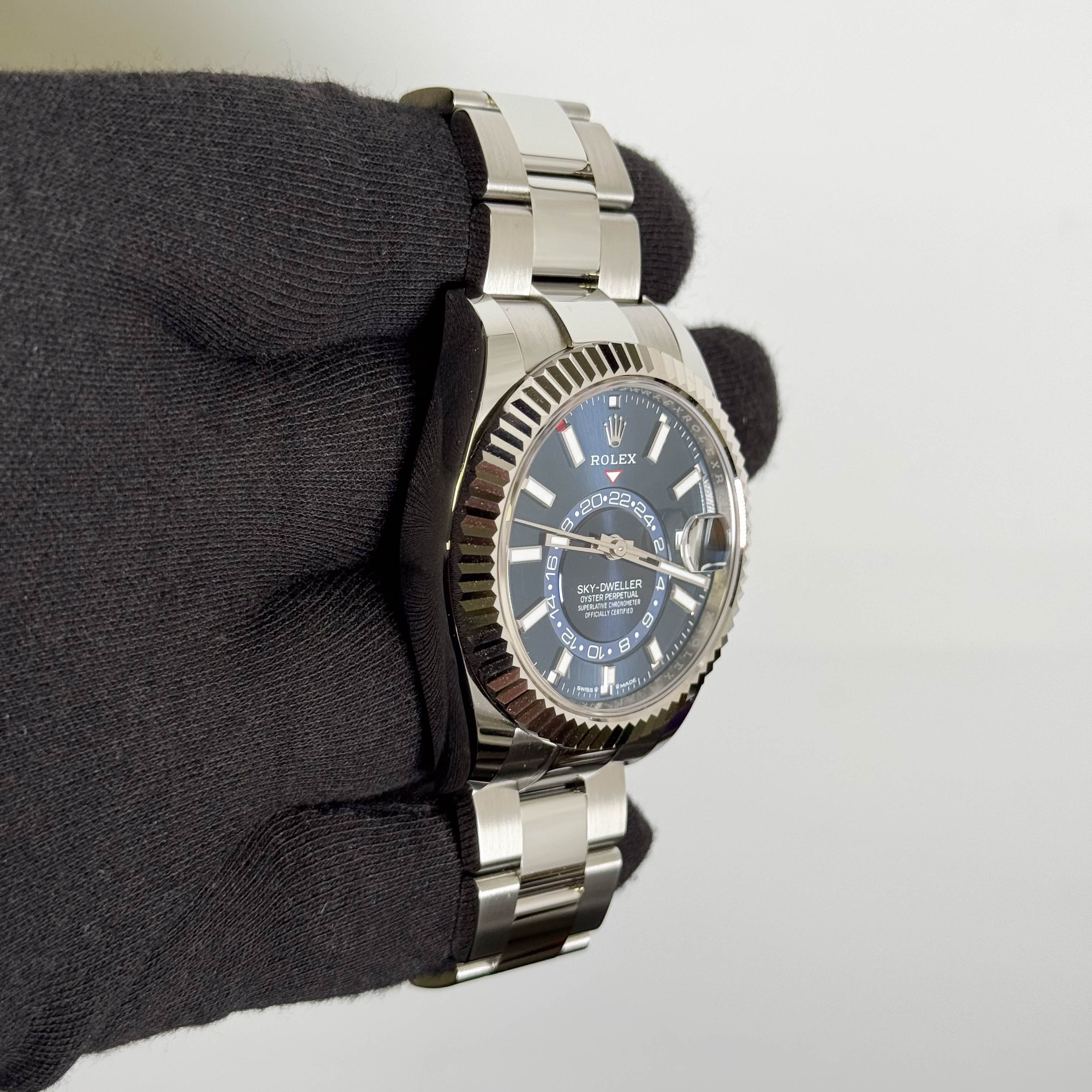 Rolex Sky-Dweller 42mm Blue Dial Watch Ref# 336934