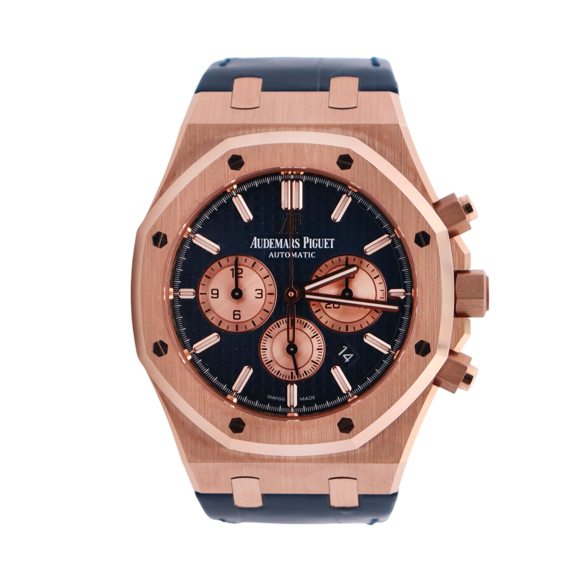 Audemars Piguet Royal Oak 41mm Blue Dial Watch Ref# 26331OR.OO.D315CR.01 - Happy Jewelers Fine Jewelry Lifetime Warranty