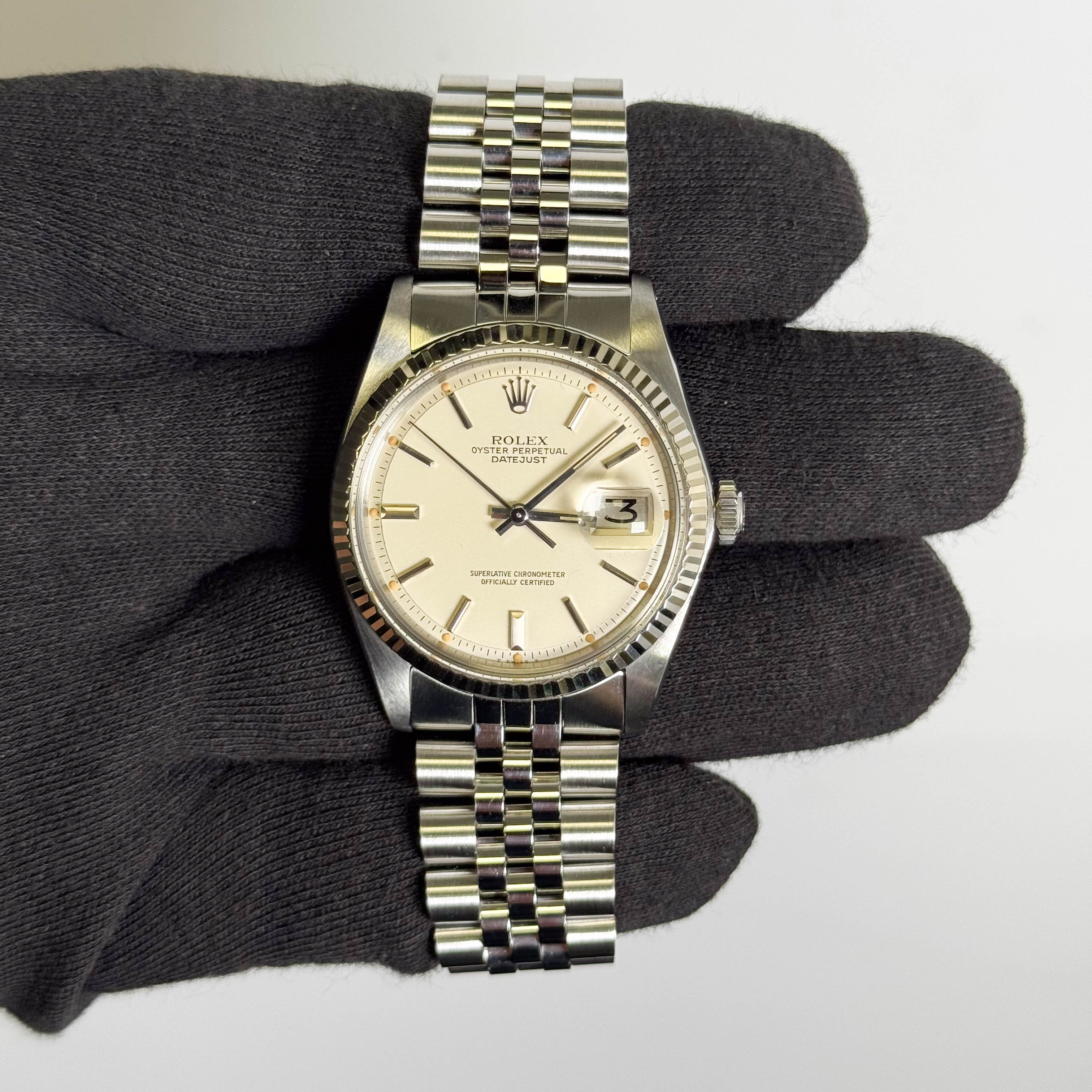 Rolex Datejust 36mm Silver Dial Watch Ref# 1601