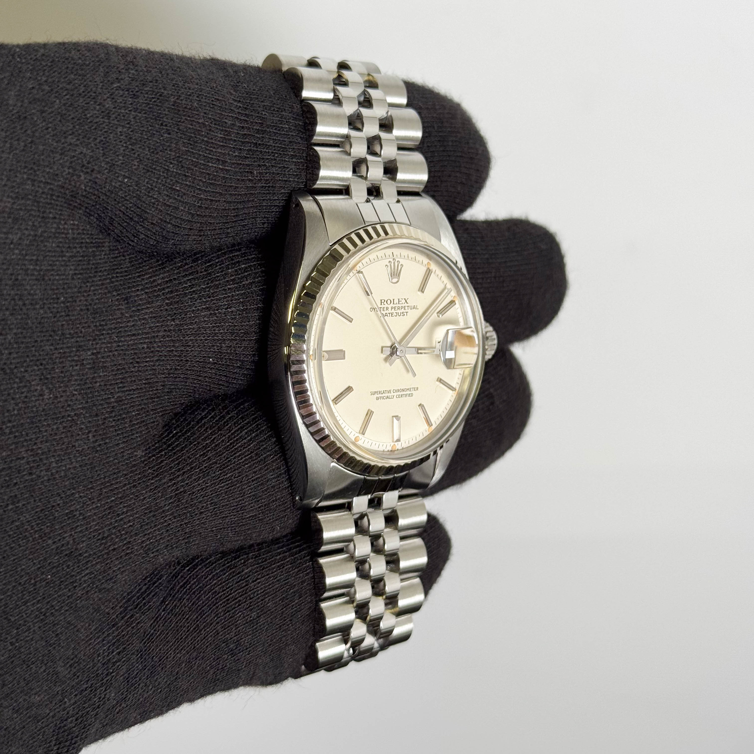 Rolex Datejust 36mm Silver Dial Watch Ref# 1601