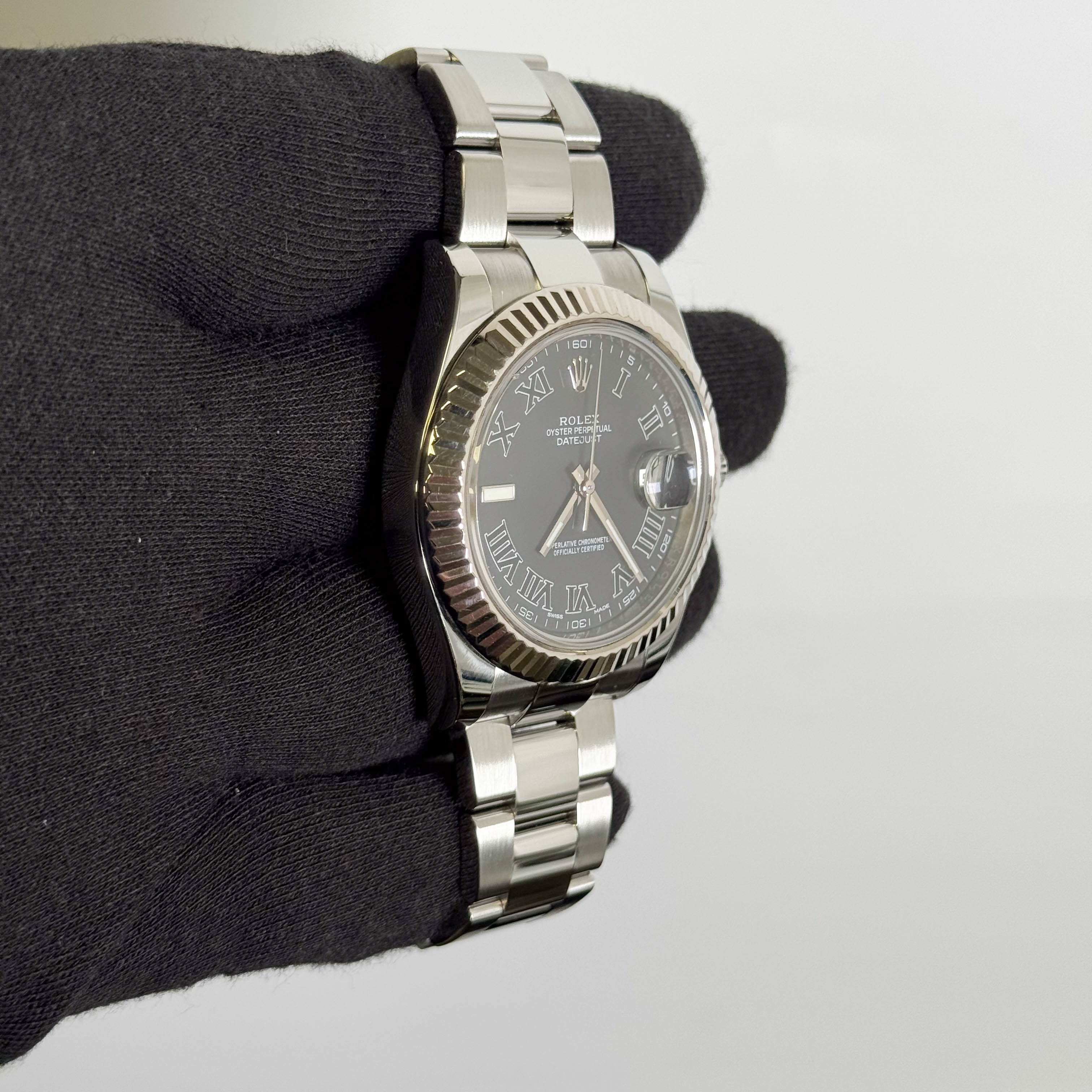 Rolex Datejust 41mm Dark Grey Dial Watch Ref# 116334
