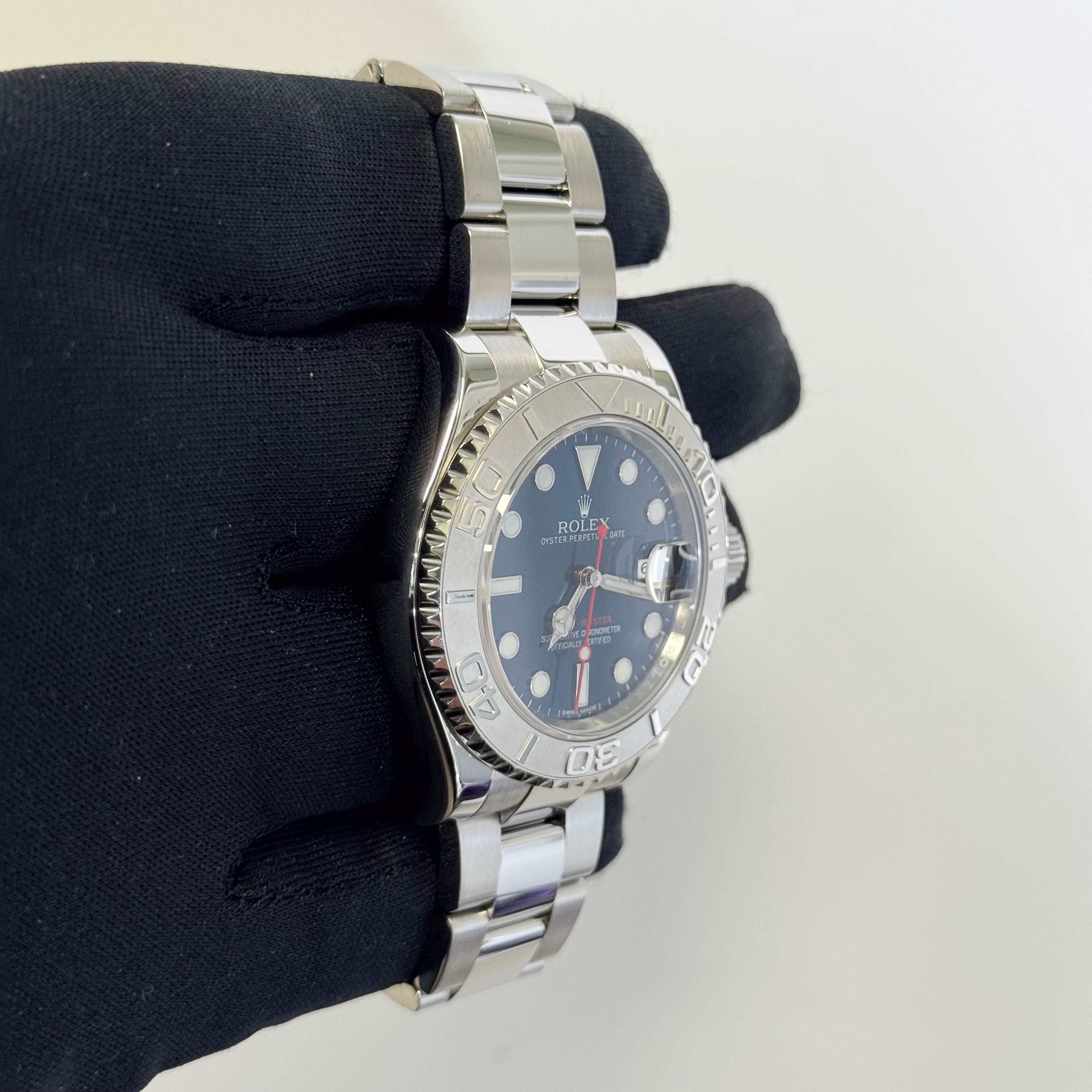 Rolex Yacht-Master 40mm Blue Dial Watch Ref# 116622 - Happy Jewelers Fine Jewelry Lifetime Warranty