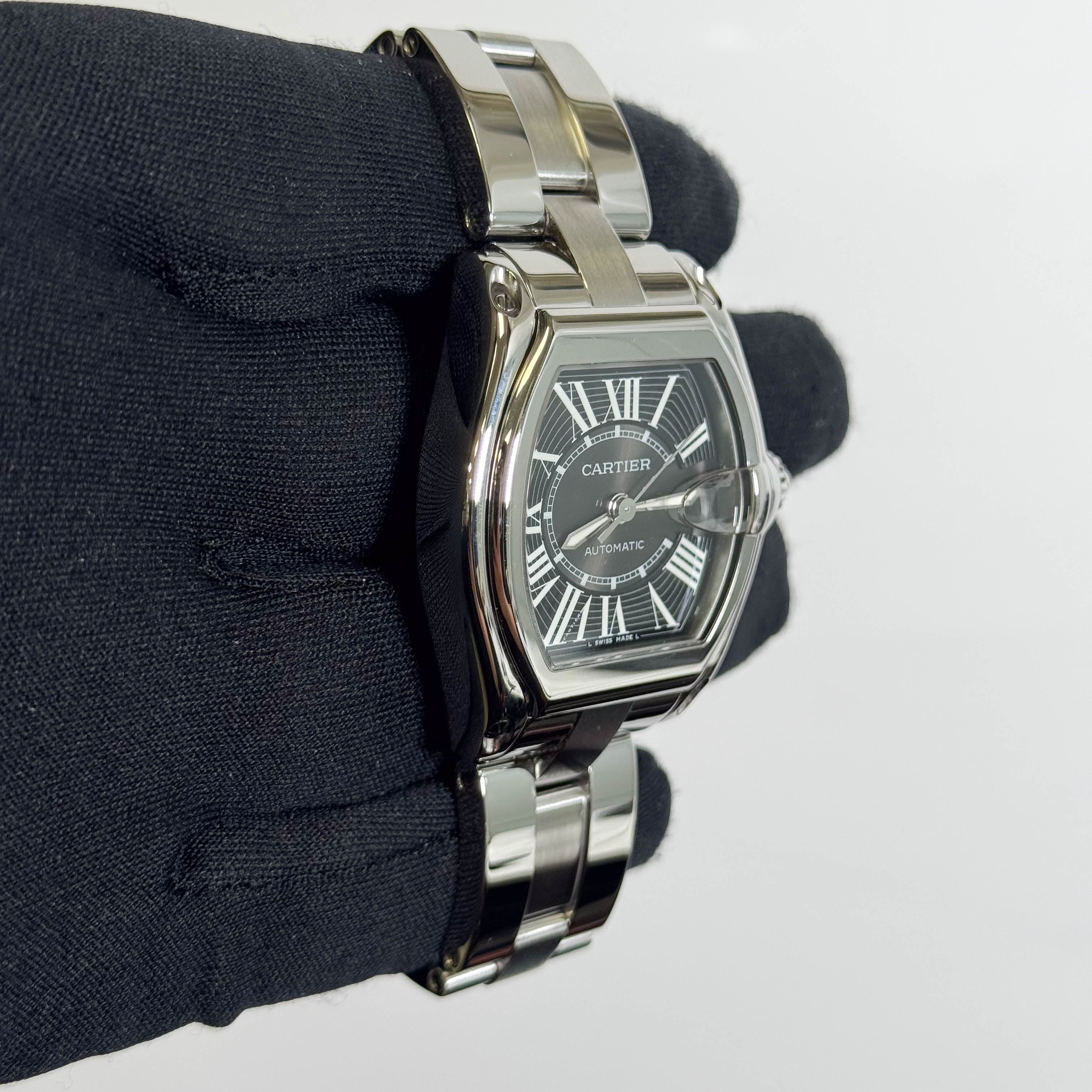 Cartier Roadster 37mm Black Dial Watch Ref# W62041V3 - Happy Jewelers Fine Jewelry Lifetime Warranty