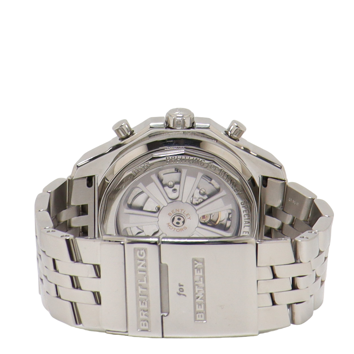 Breitling Bentley Barnato Stainless Steel 40mm Black Chronograph Dial Watch Reference#: A25366 - Happy Jewelers Fine Jewelry Lifetime Warranty