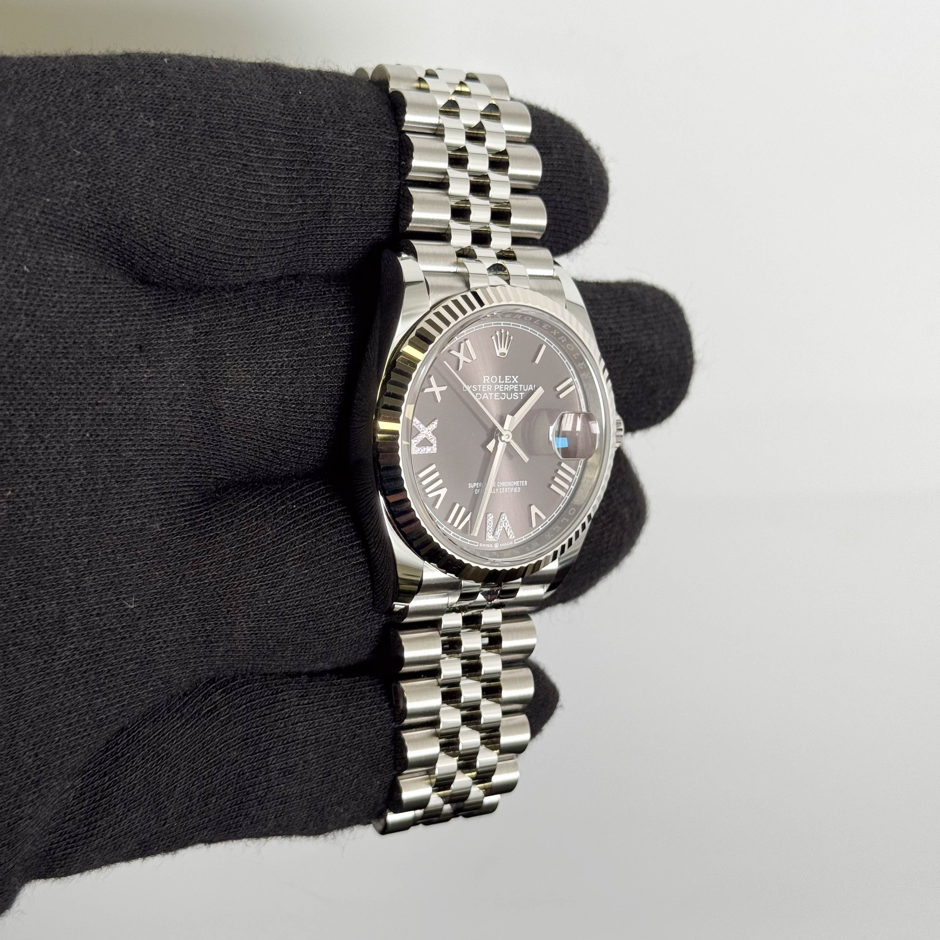 Rolex Datejust 36mm Rhodium Dial Watch Ref: 126234
