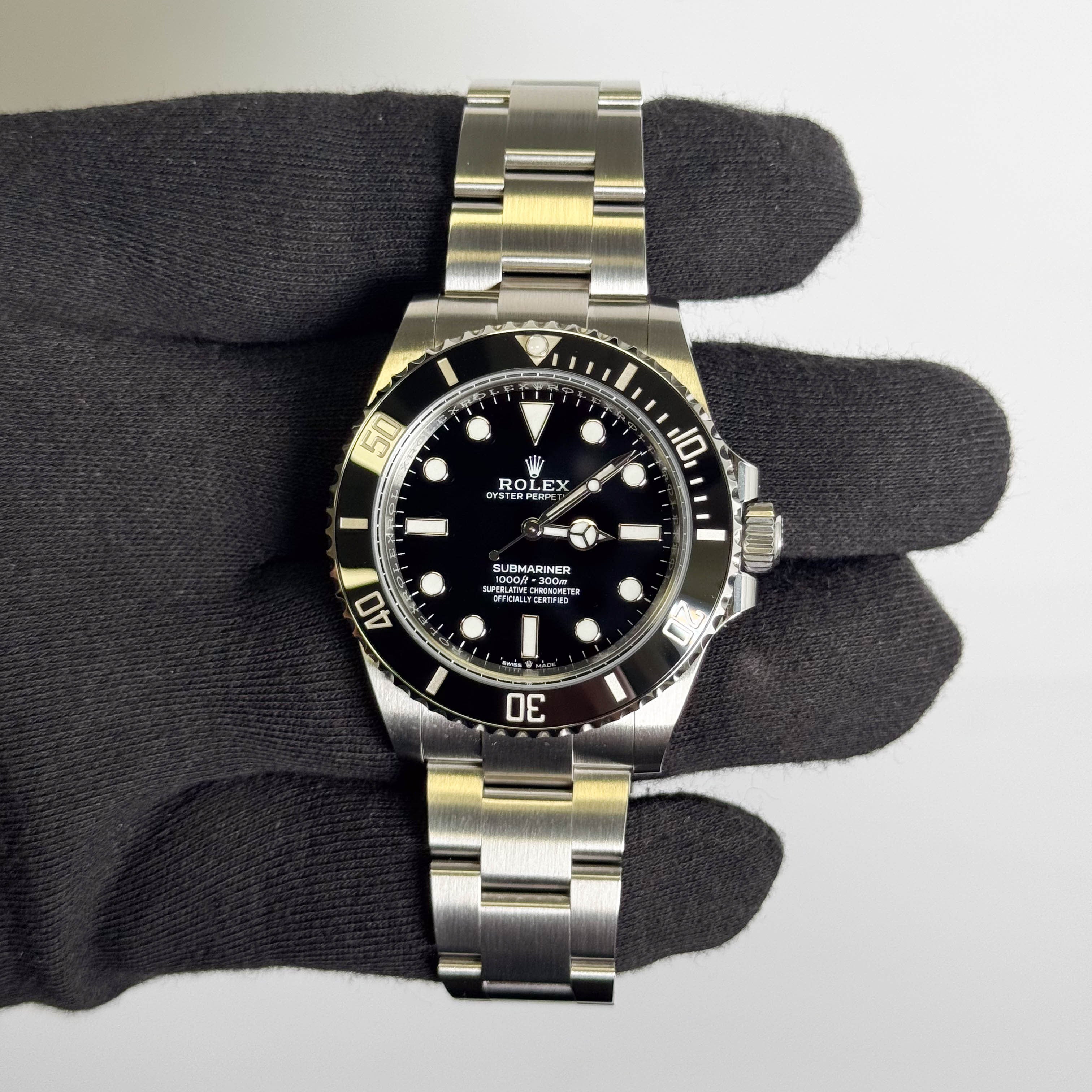 Rolex Submariner 41mm Black Dial Watch Ref# 124060