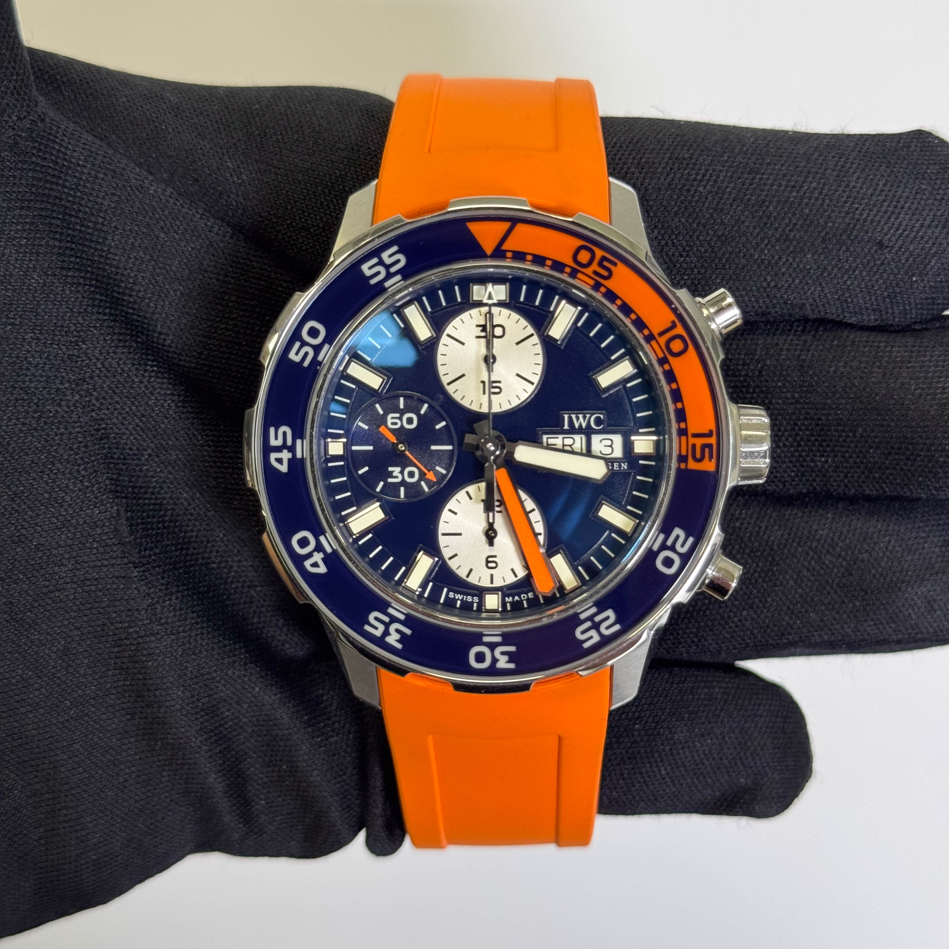 IWC Aquatimer 44mm Blue Dial Watch Ref# IW376704