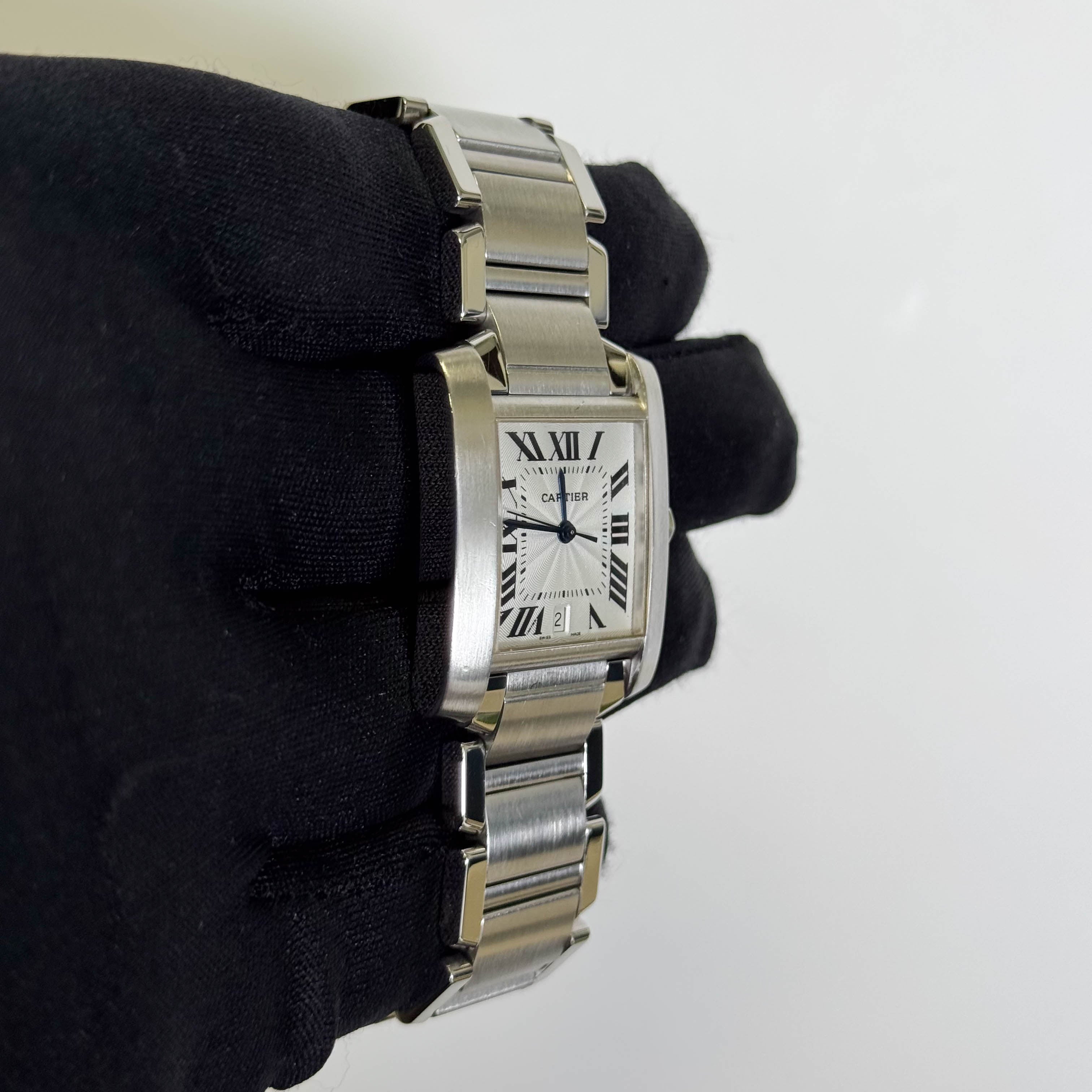 Cartier Tank 28mm White Dial Watch Ref# W51002Q3