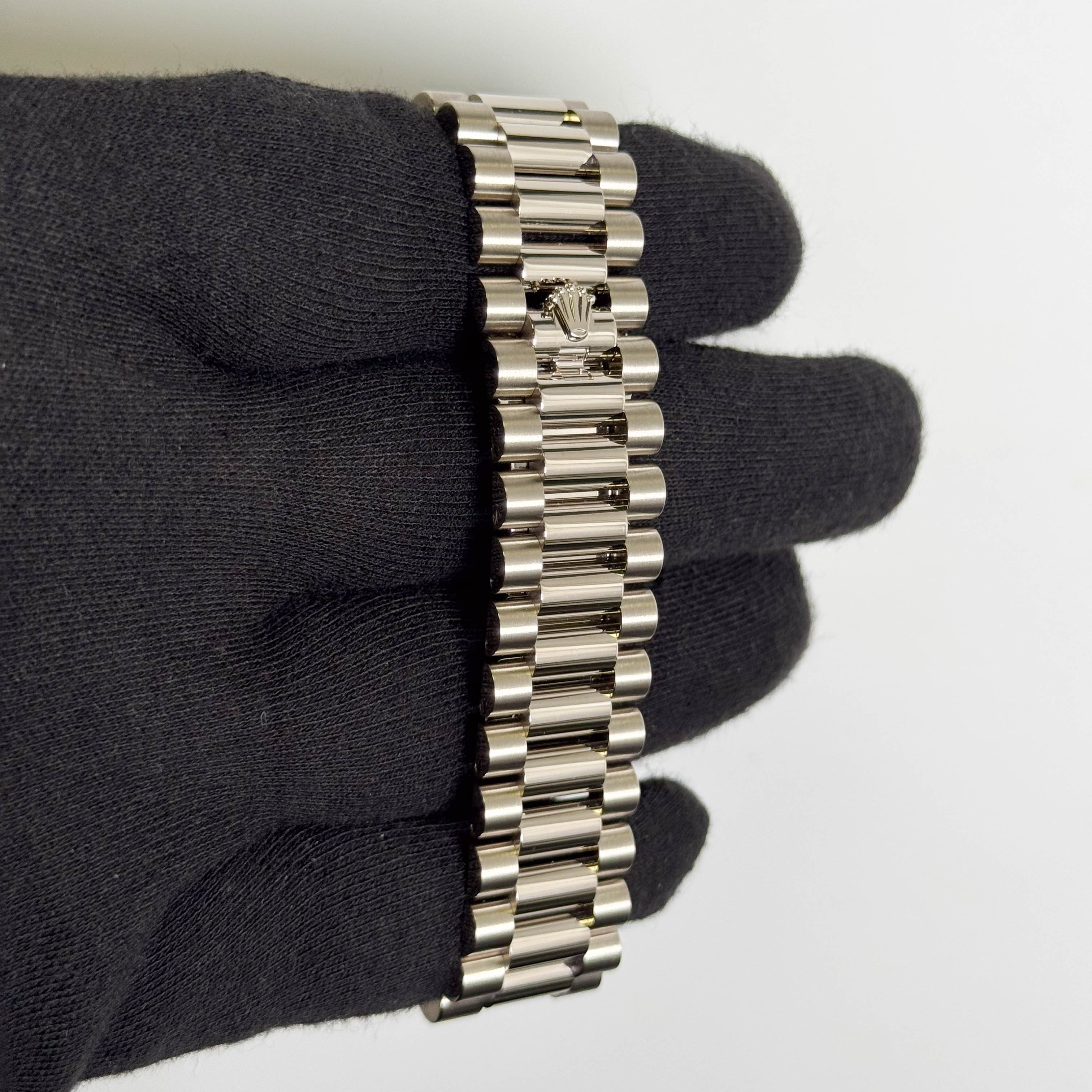 Rolex Day-Date 40mm Diamond Pave Dial with Baguette Hour Markers Ref 228239