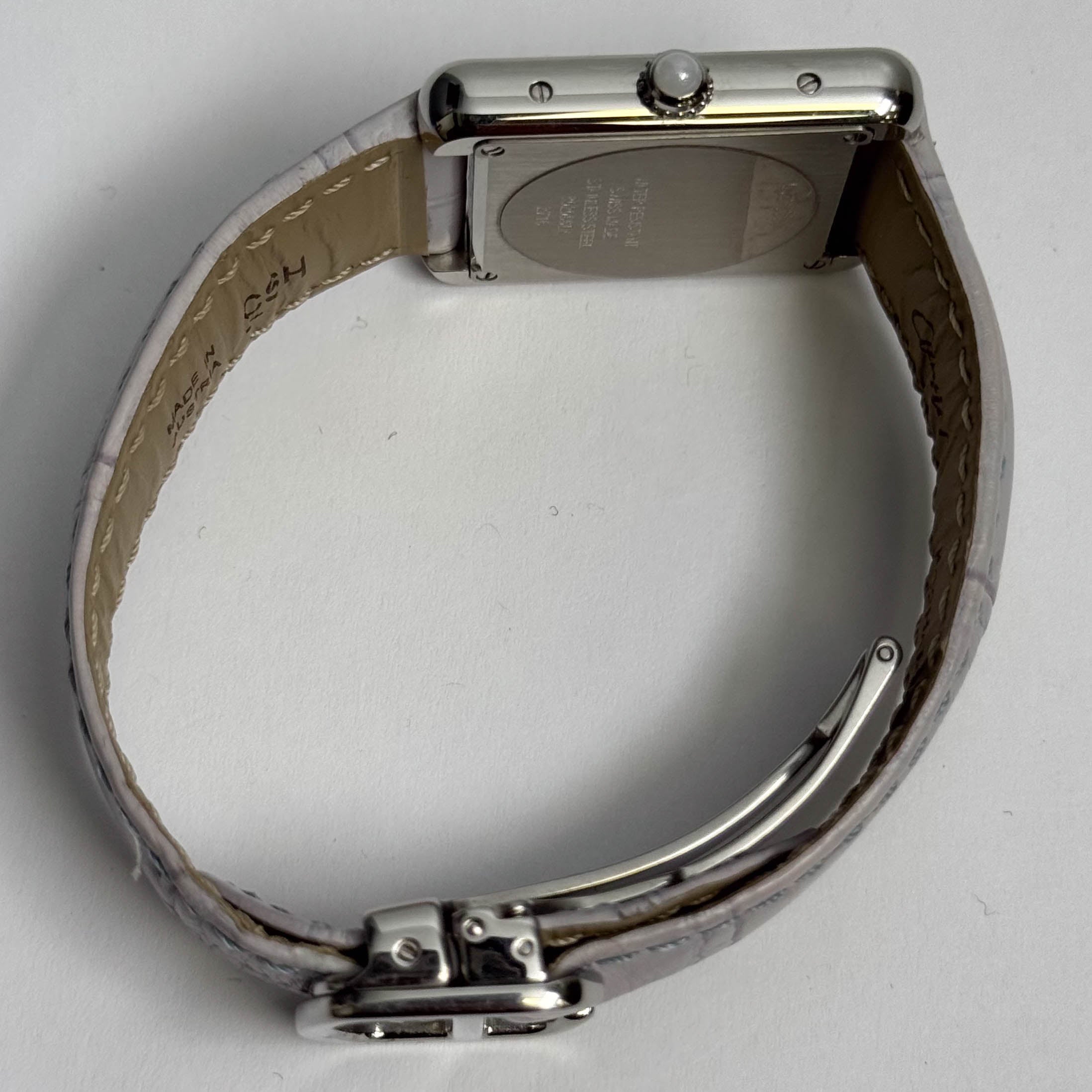 Cartier Tank Solo 24mm Silver Dial Watch Ref# W1019555